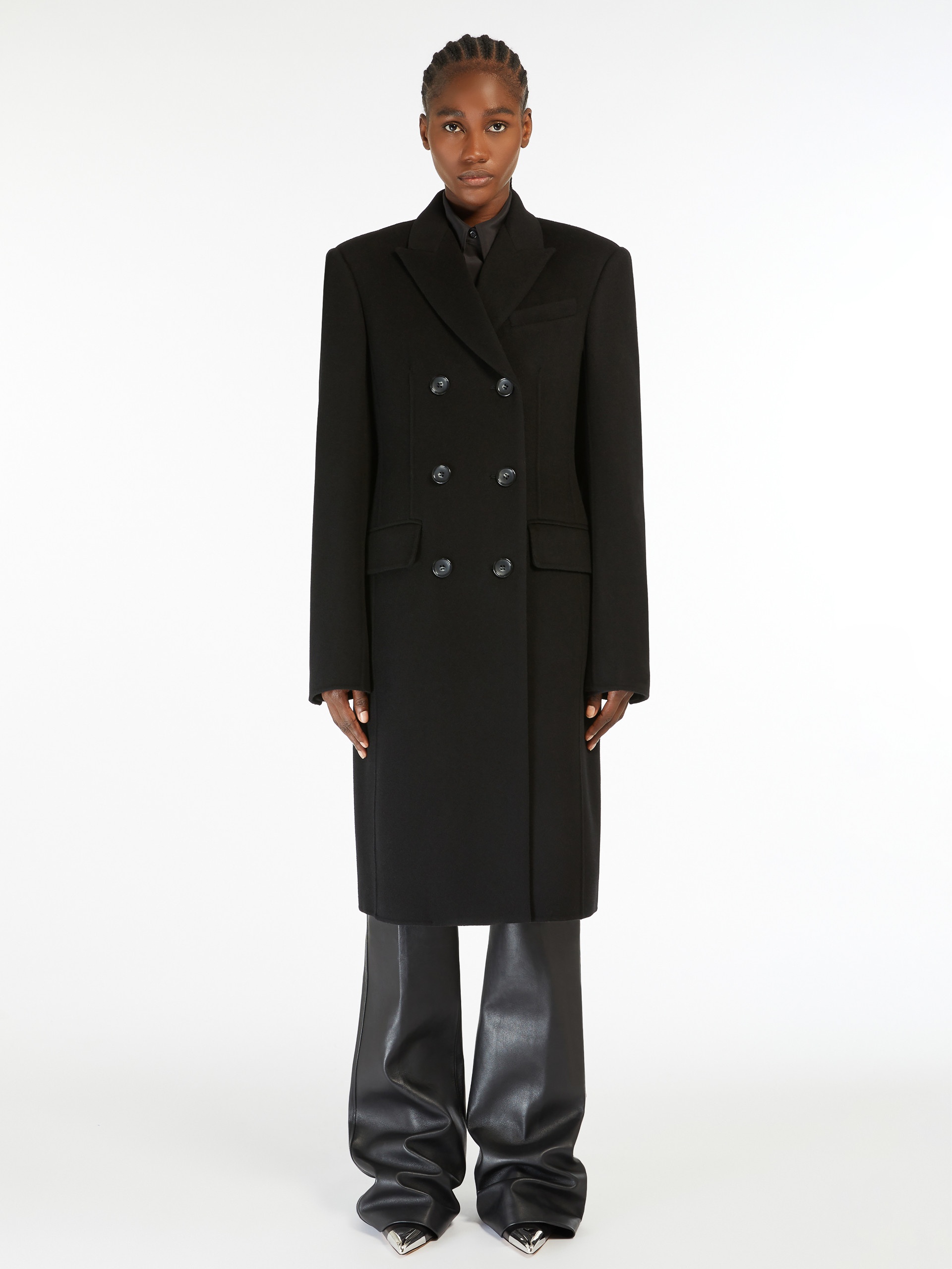 MORGANA Slim-fit wool coat - 3