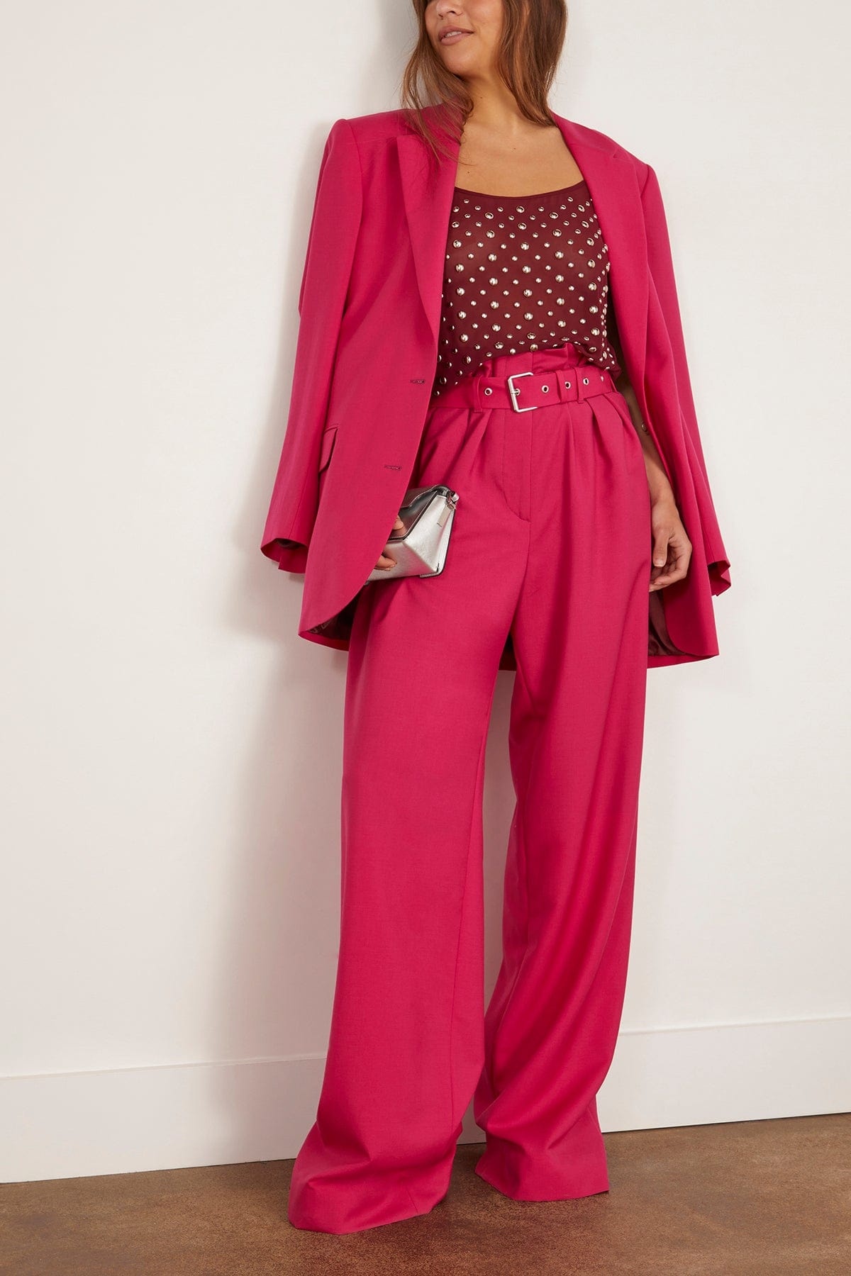 Peaches Pant in Fuchsia - 2