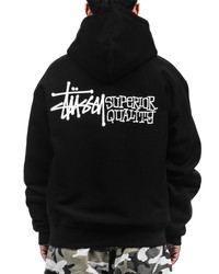 Stüssy Superior Quality Zip Hoodie Black | likelihood