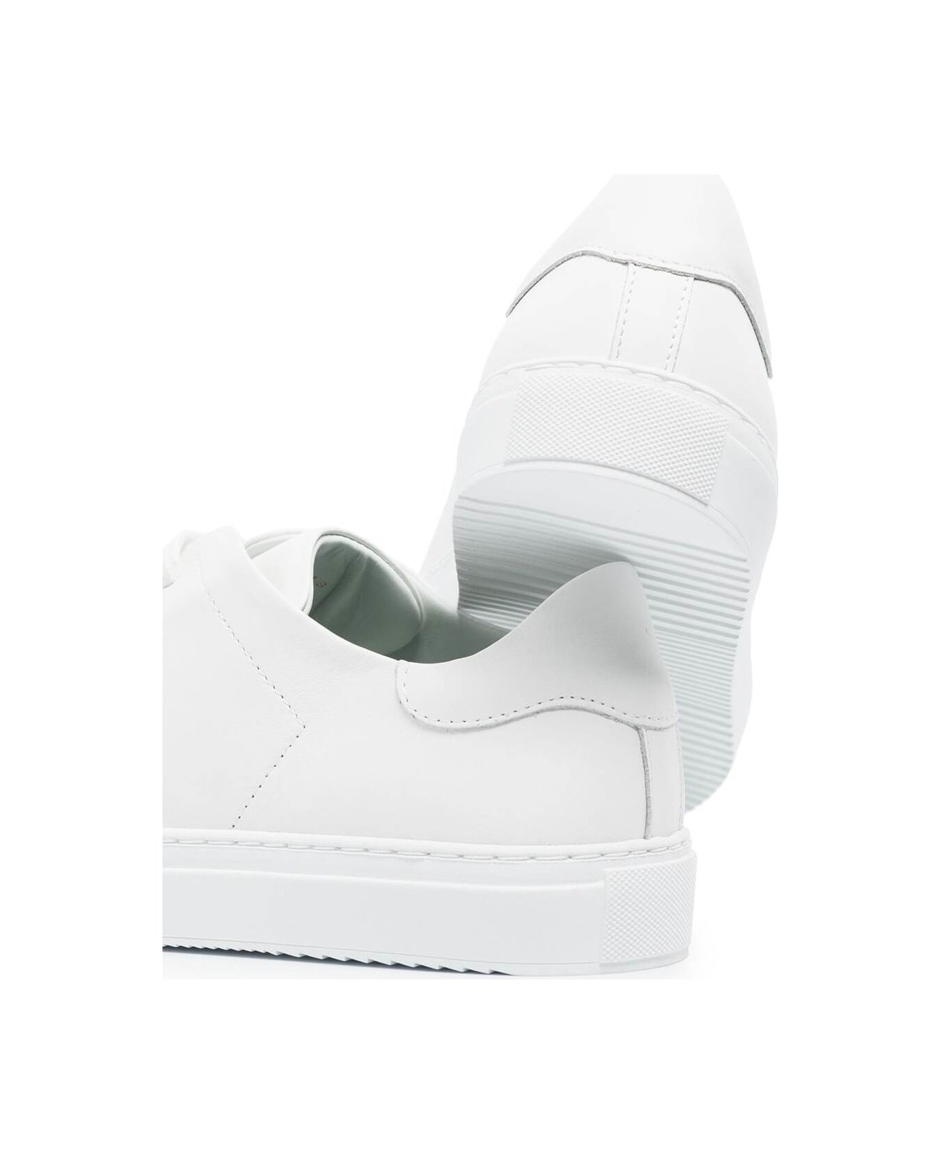 'clean 90' White Sneakers With Printed Logo In Leather Woman Axel Arigato - 4