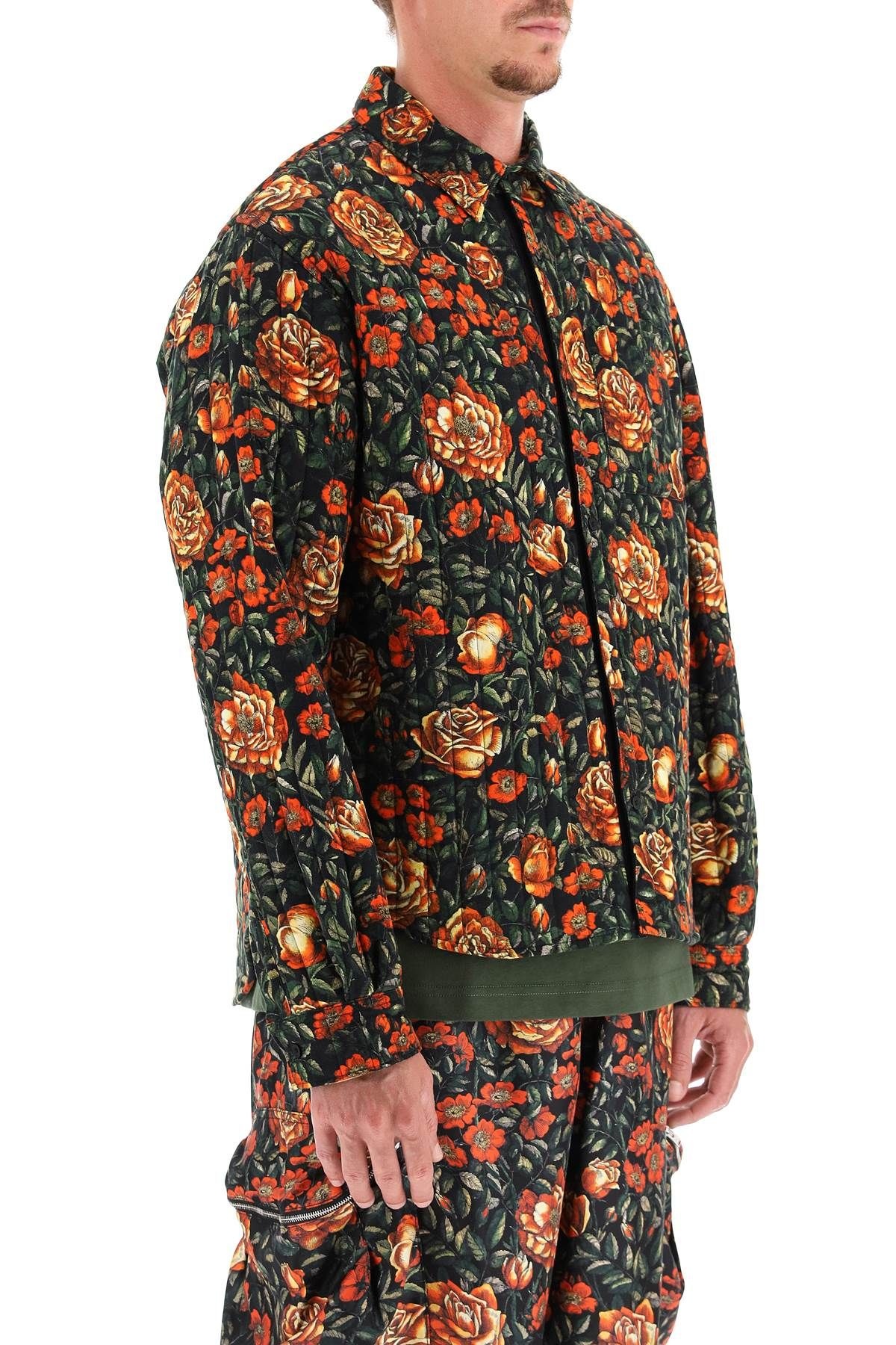 FLORAL VELVET SHIRT - 3