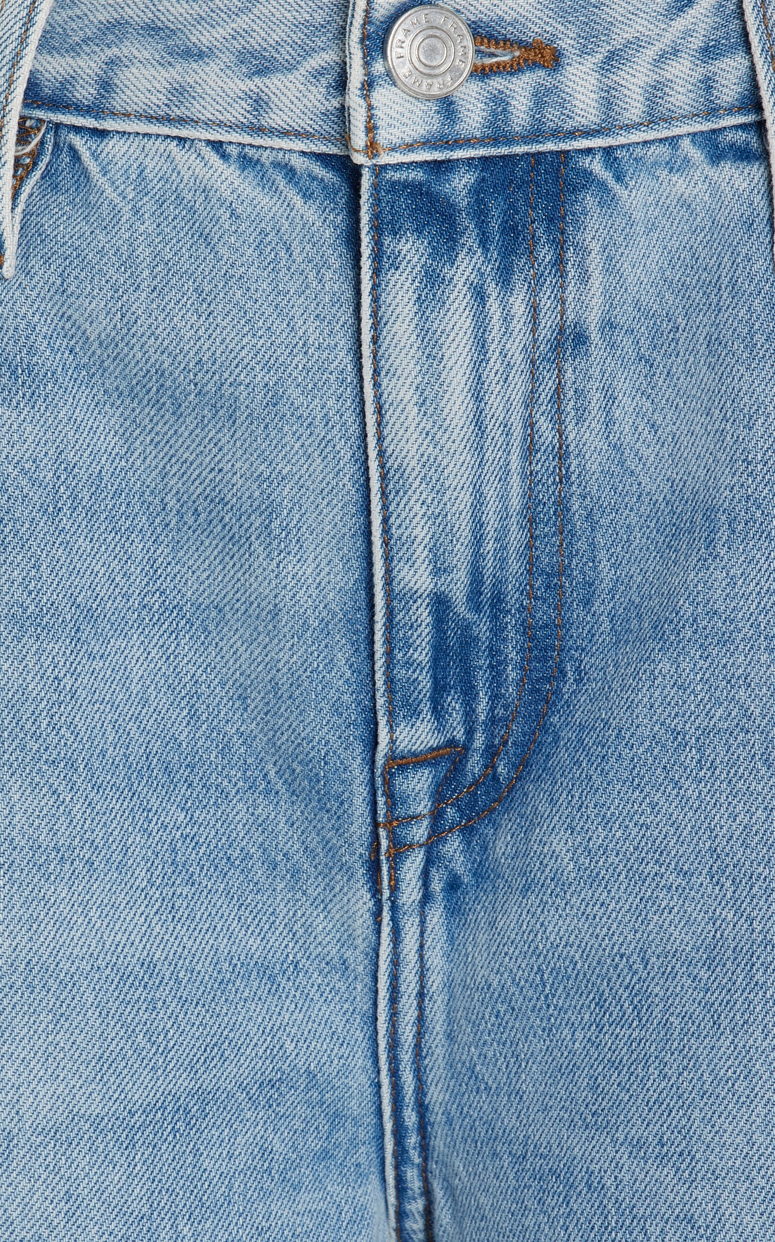 Le Jane Rigid High-Rise Cropped Straight-Leg Jeans blue - 5