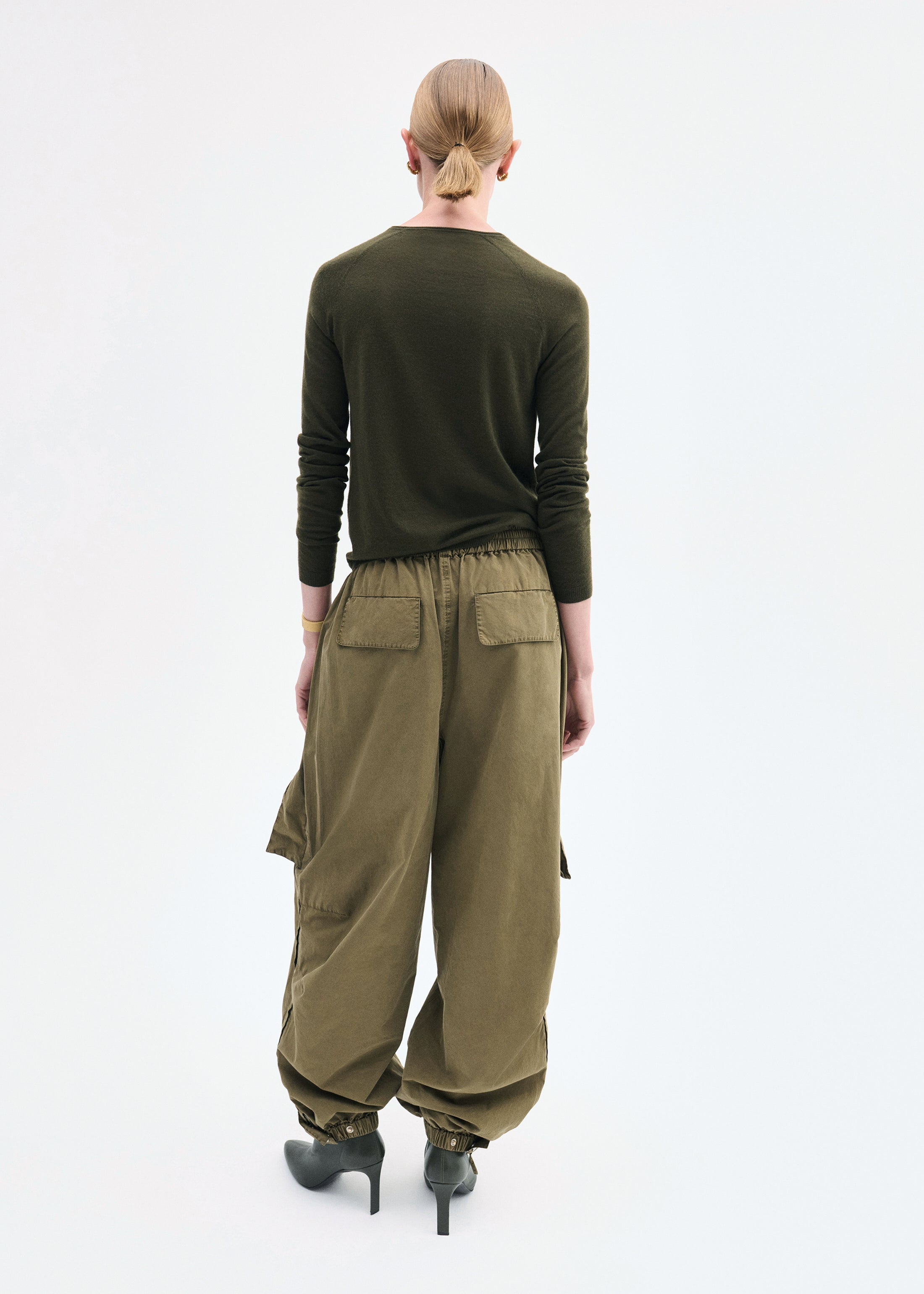 Raglan Sweater in Fine Cashmere - 5