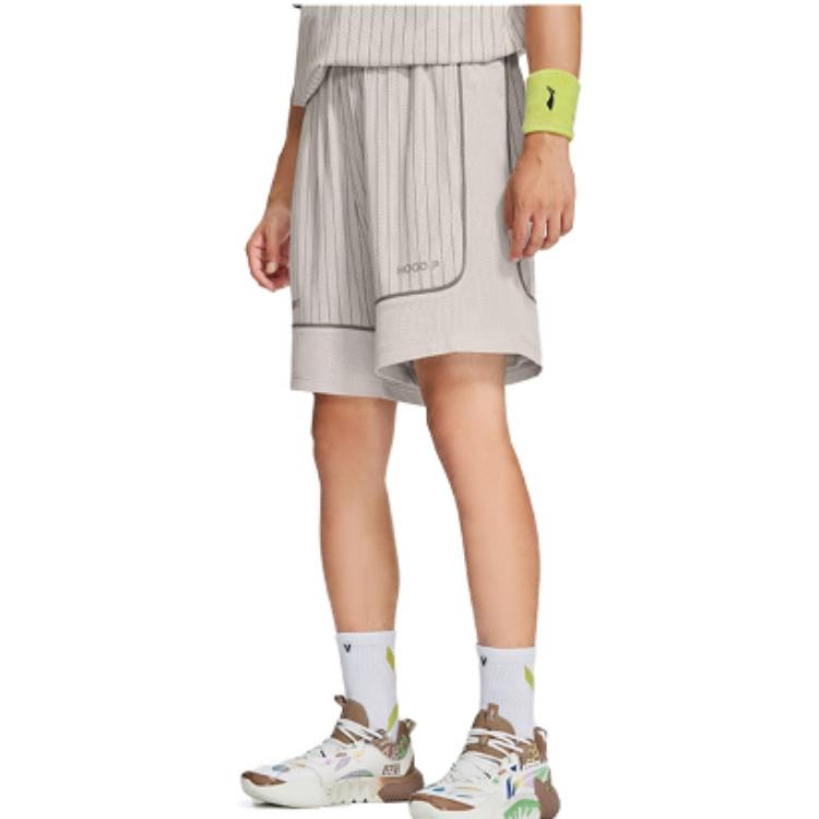 Li-Ning Casual Sport Lined Shorts 'Beige' AAPS235-1 - 5