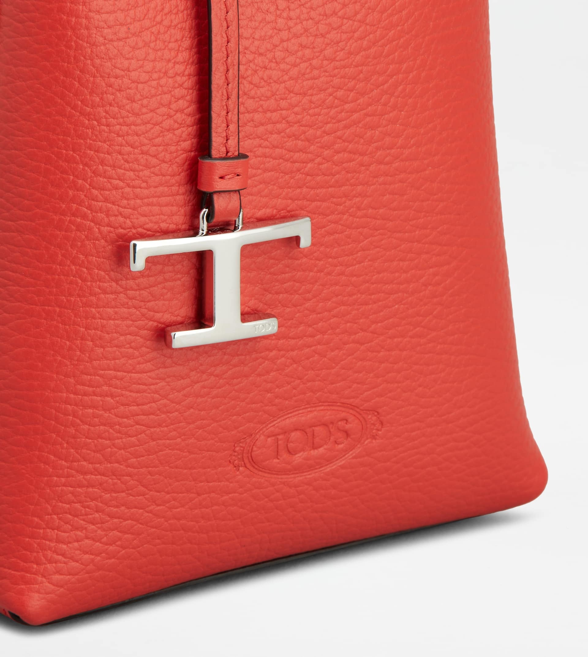 TOD'S MICRO BAG IN LEATHER - RED - 5