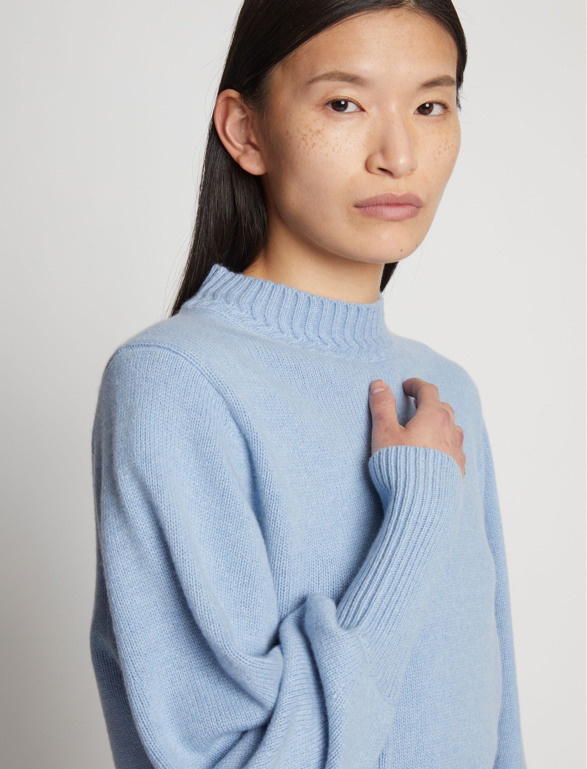 Eco Cashmere Balloon Sleeve Sweater - 6