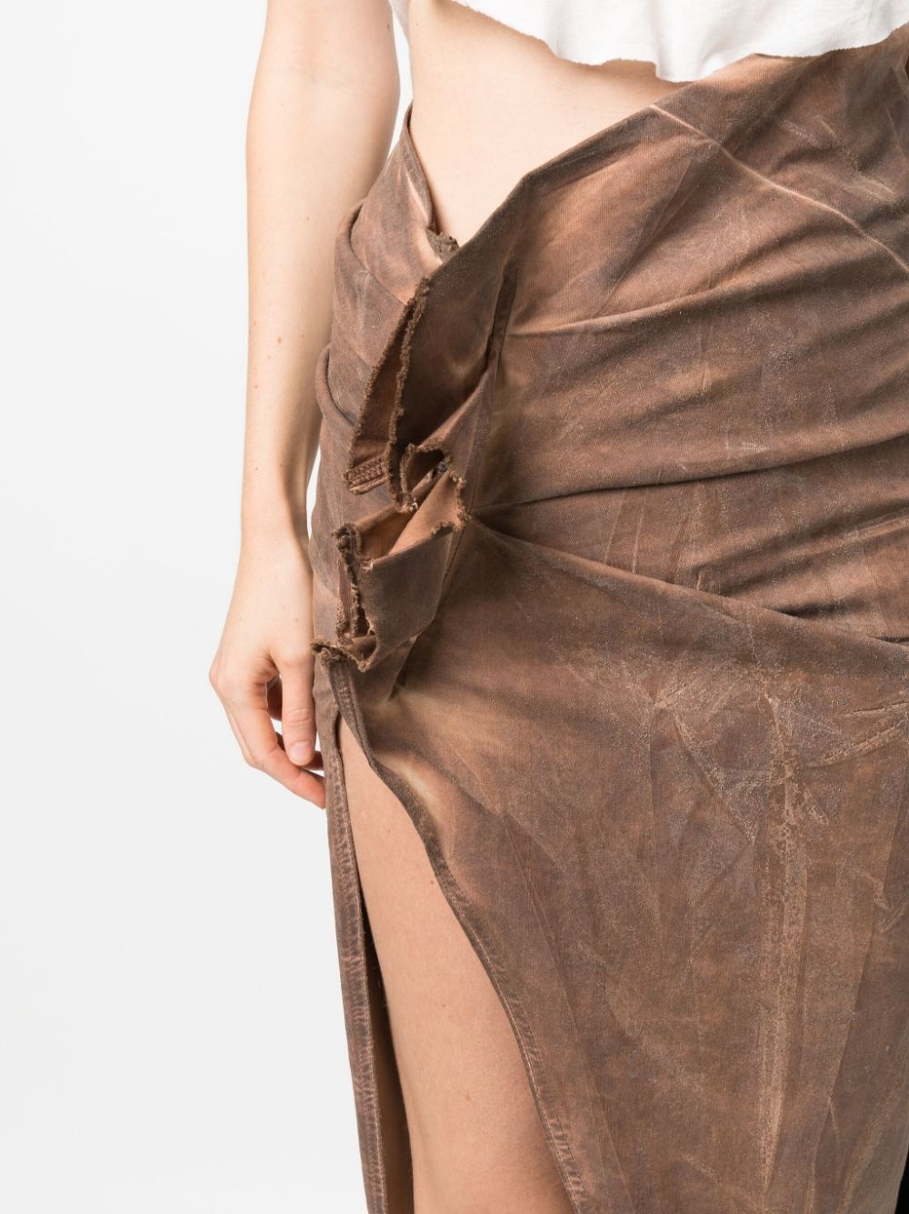 Edfu asymmetric maxi skirt - 5