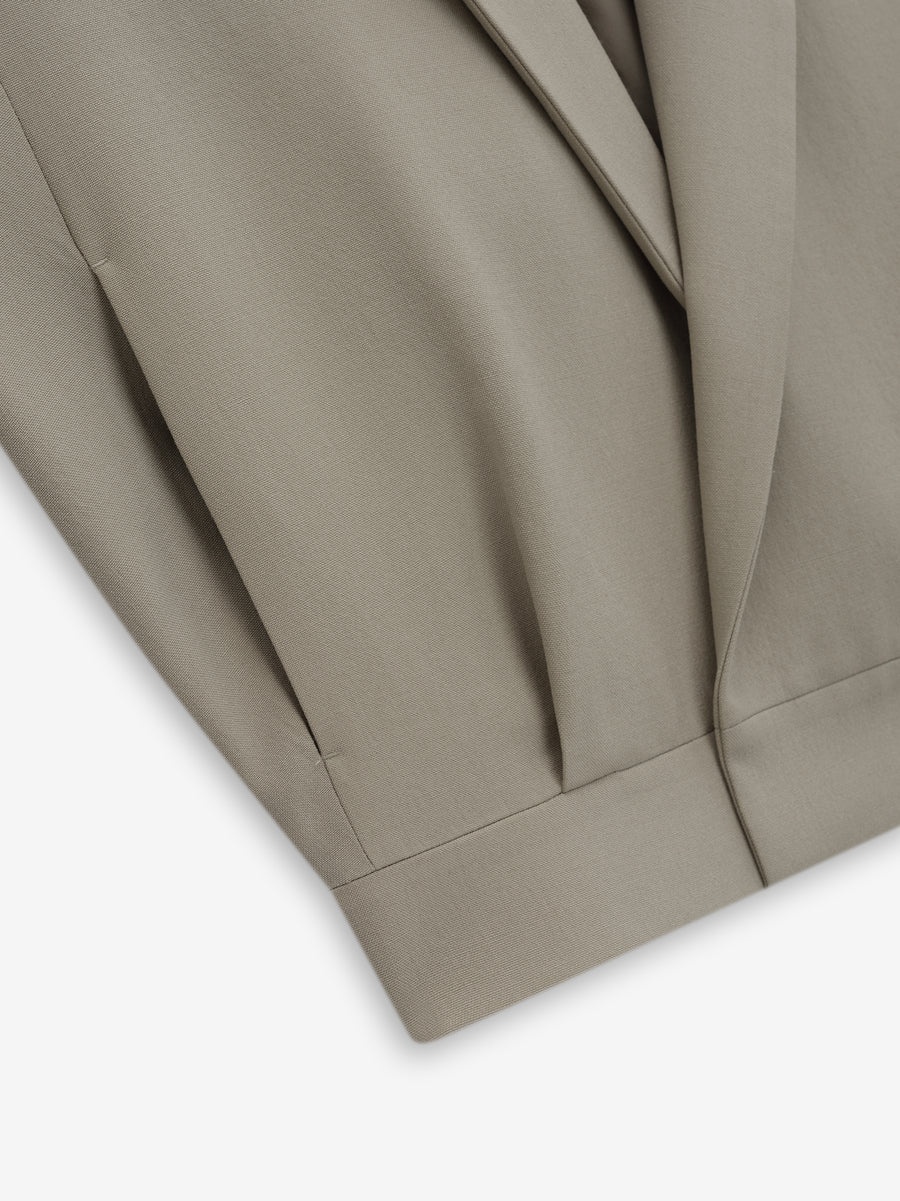 Wool Gabardine Notch Lapel Jacket - 3