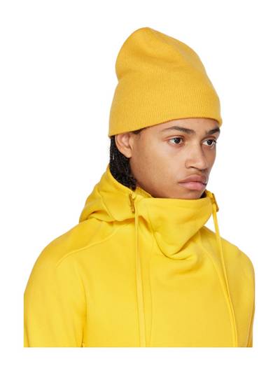 Boris Bidjan Saberi Yellow Seamless Beanie outlook