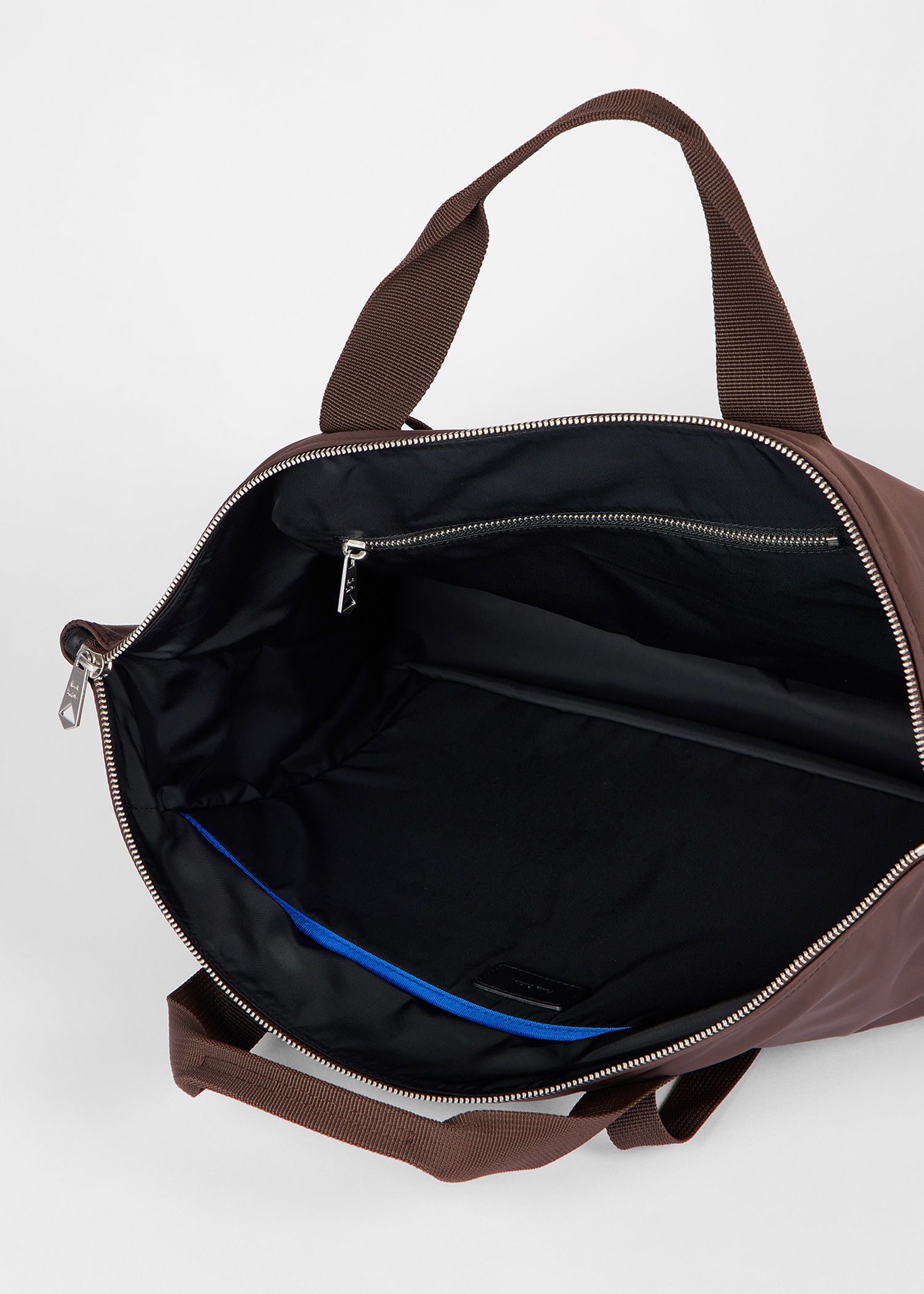 Brown Recycled Polyester Tote Bag - 5