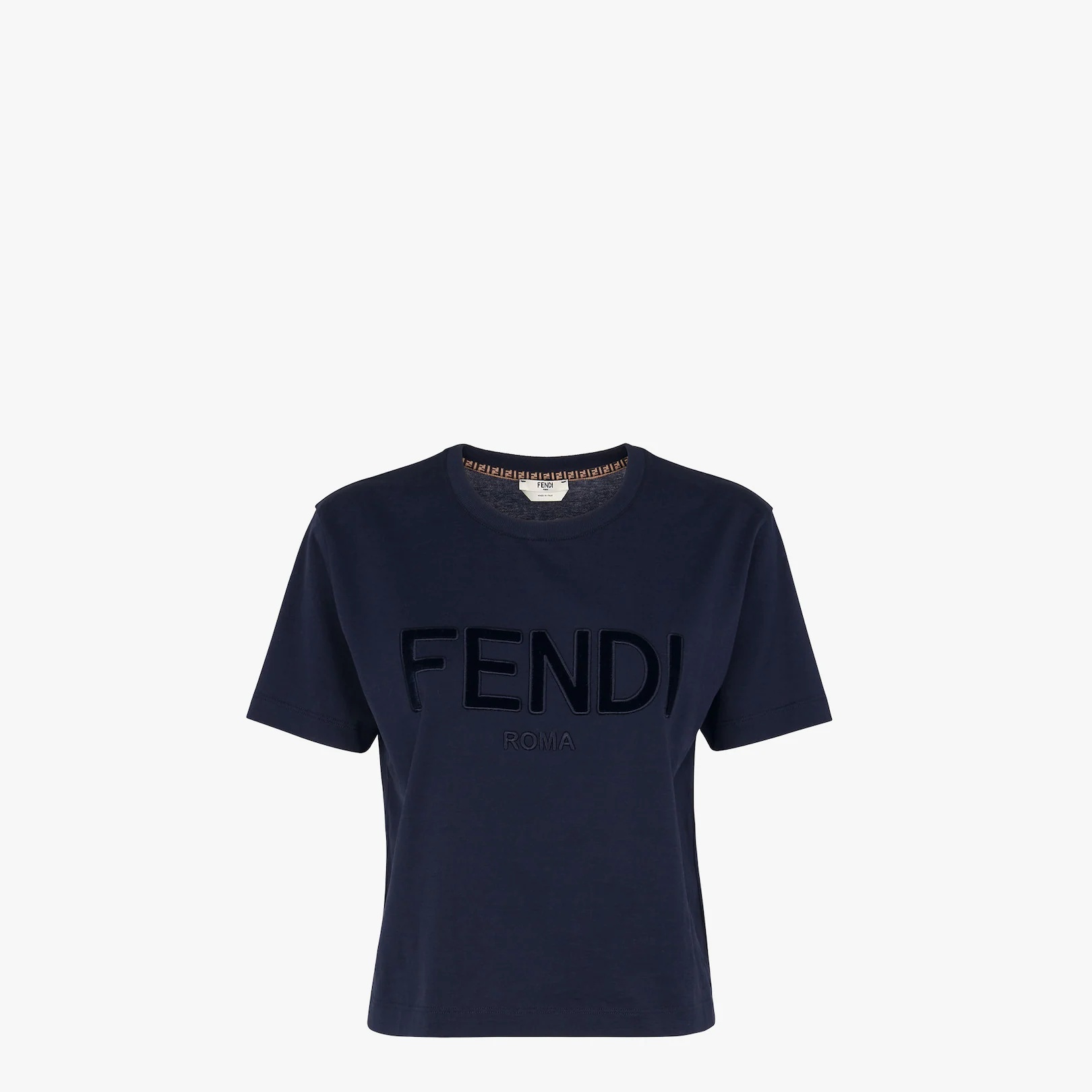 Blue cotton T-shirt - 1