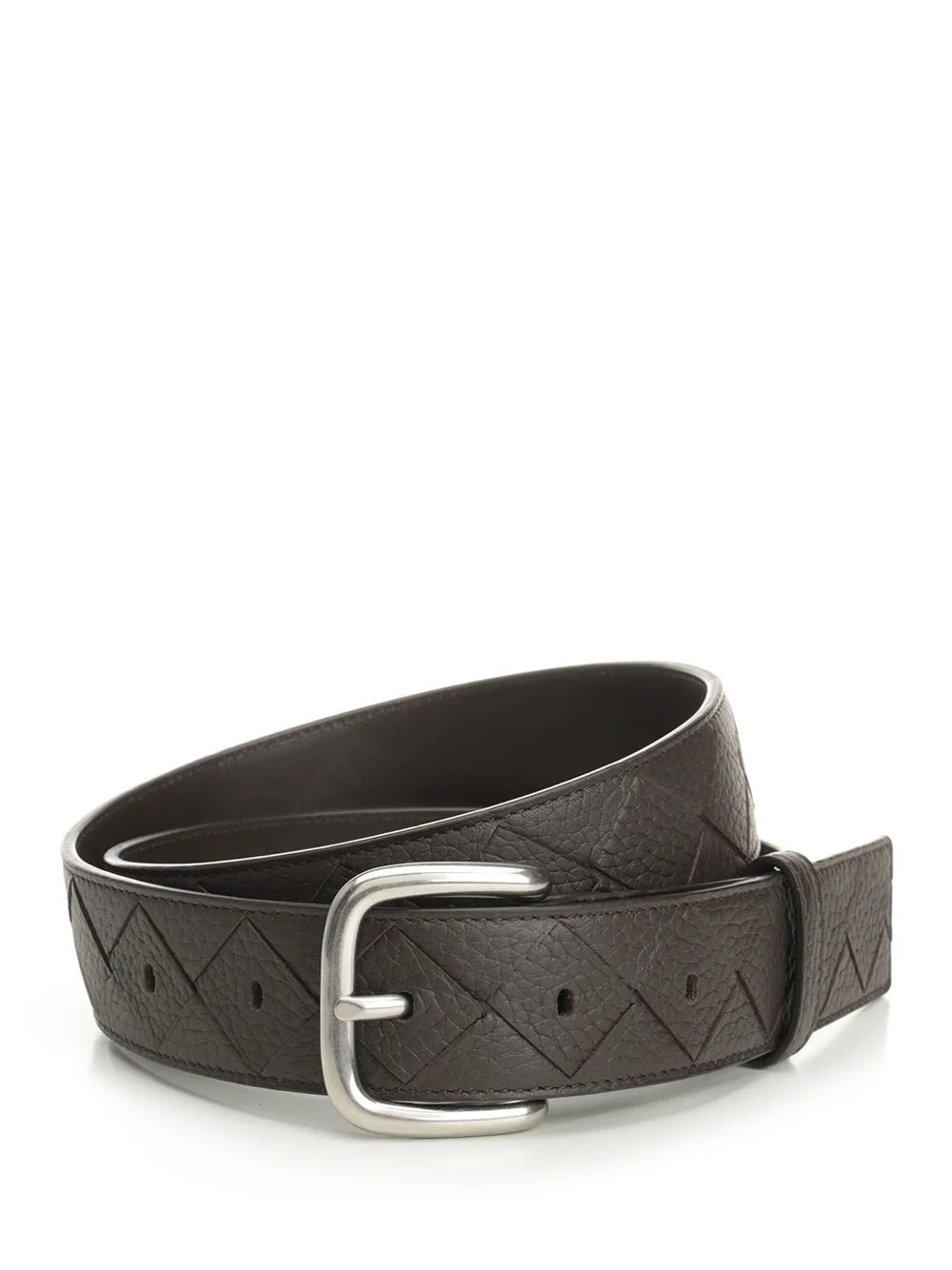 Bottega Veneta Men "Taurillon Braided" Belt - 1