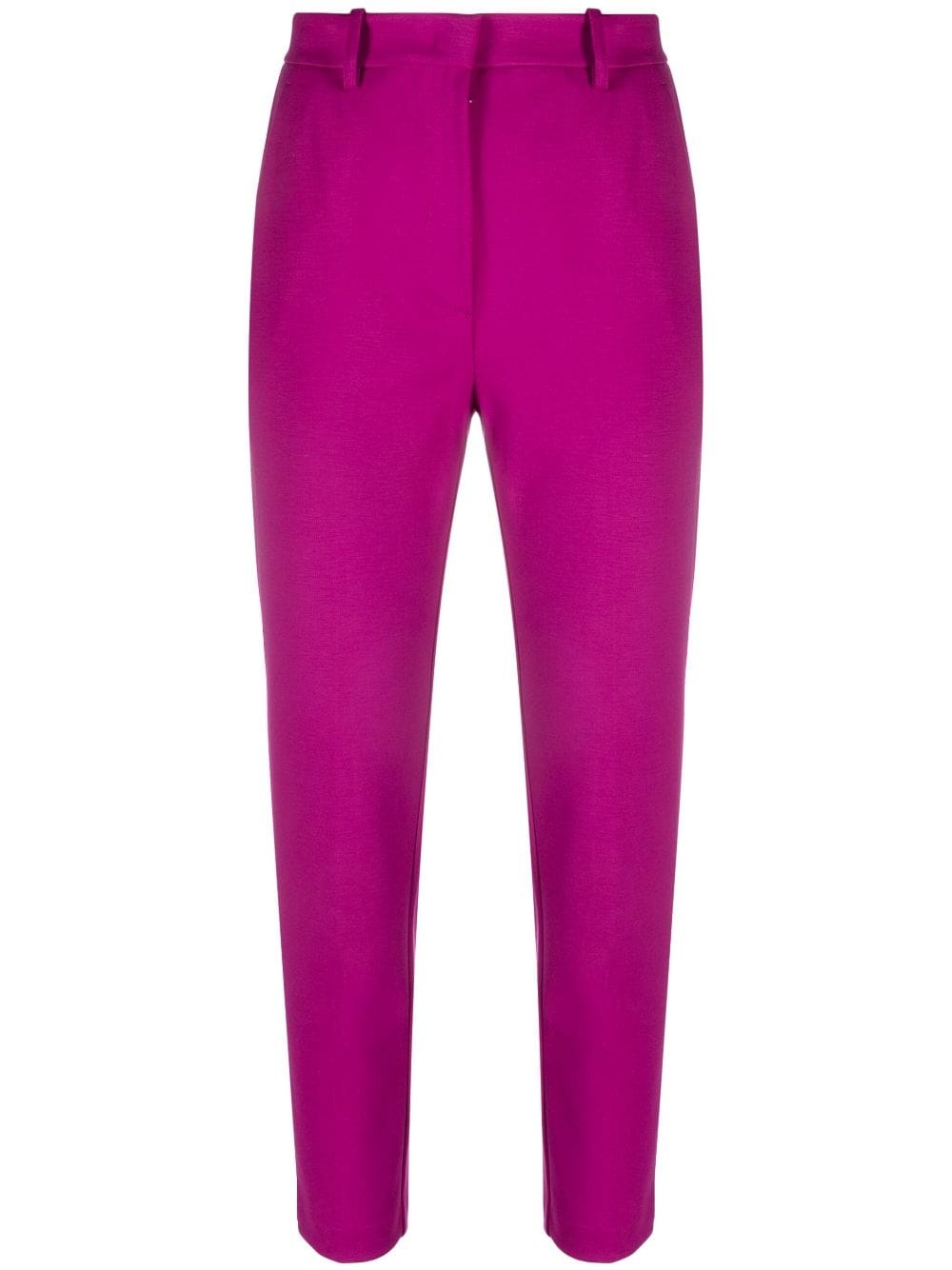 high-waisted cropped trousers - 2