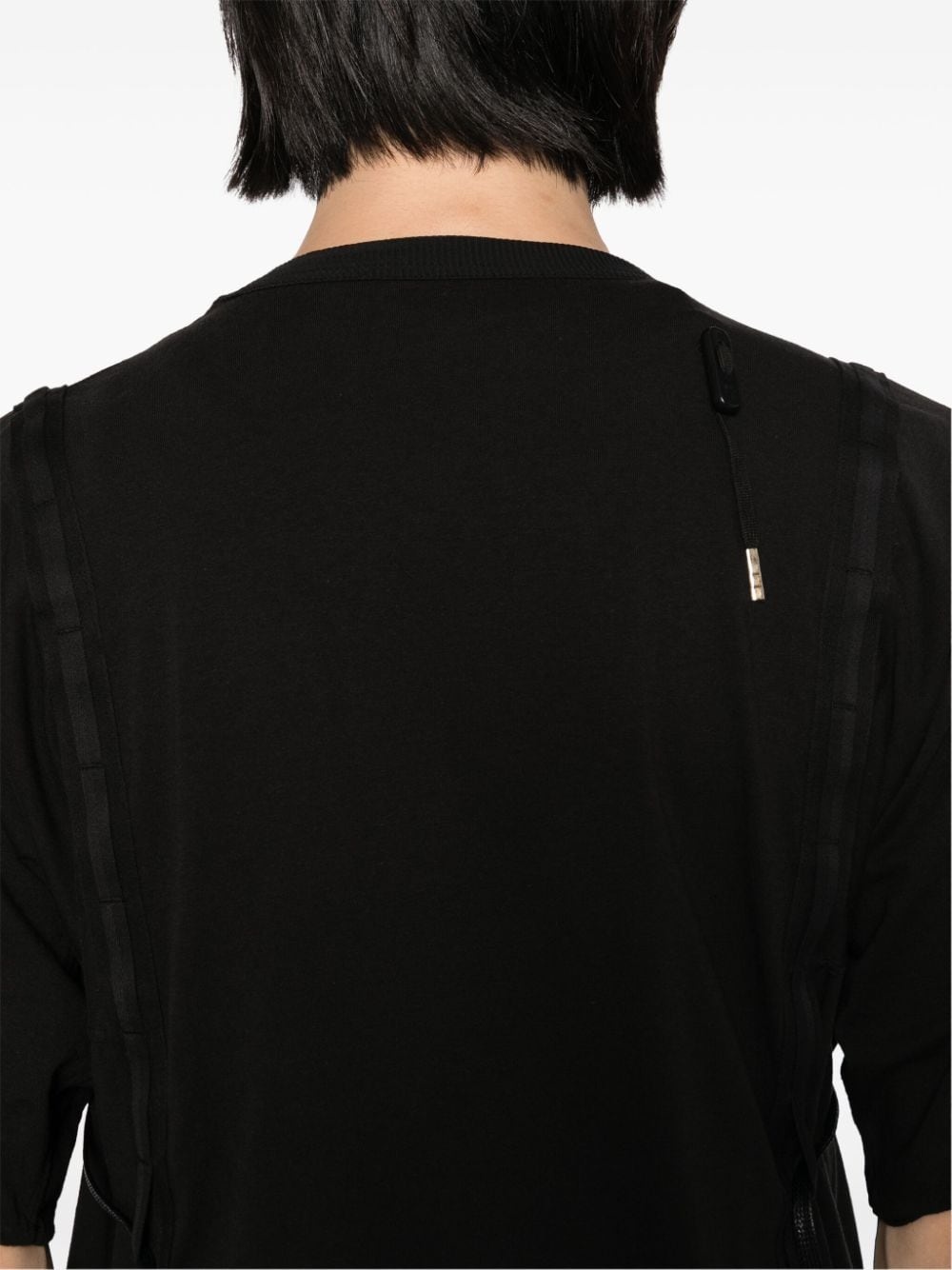 paneled T-shirt - 4