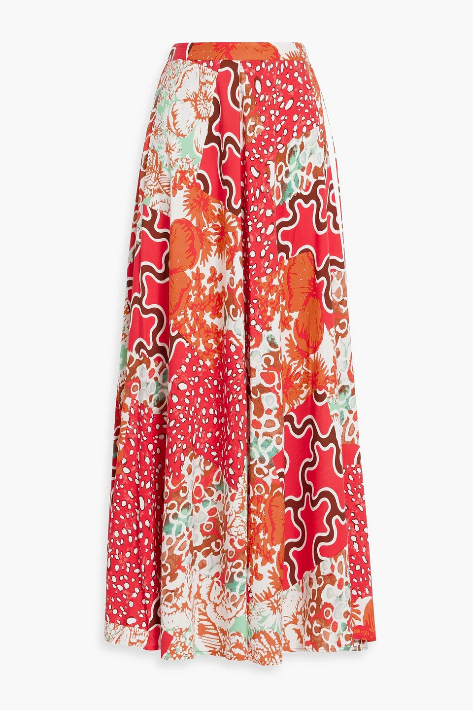 Florencia printed woven maxi skirt - 1