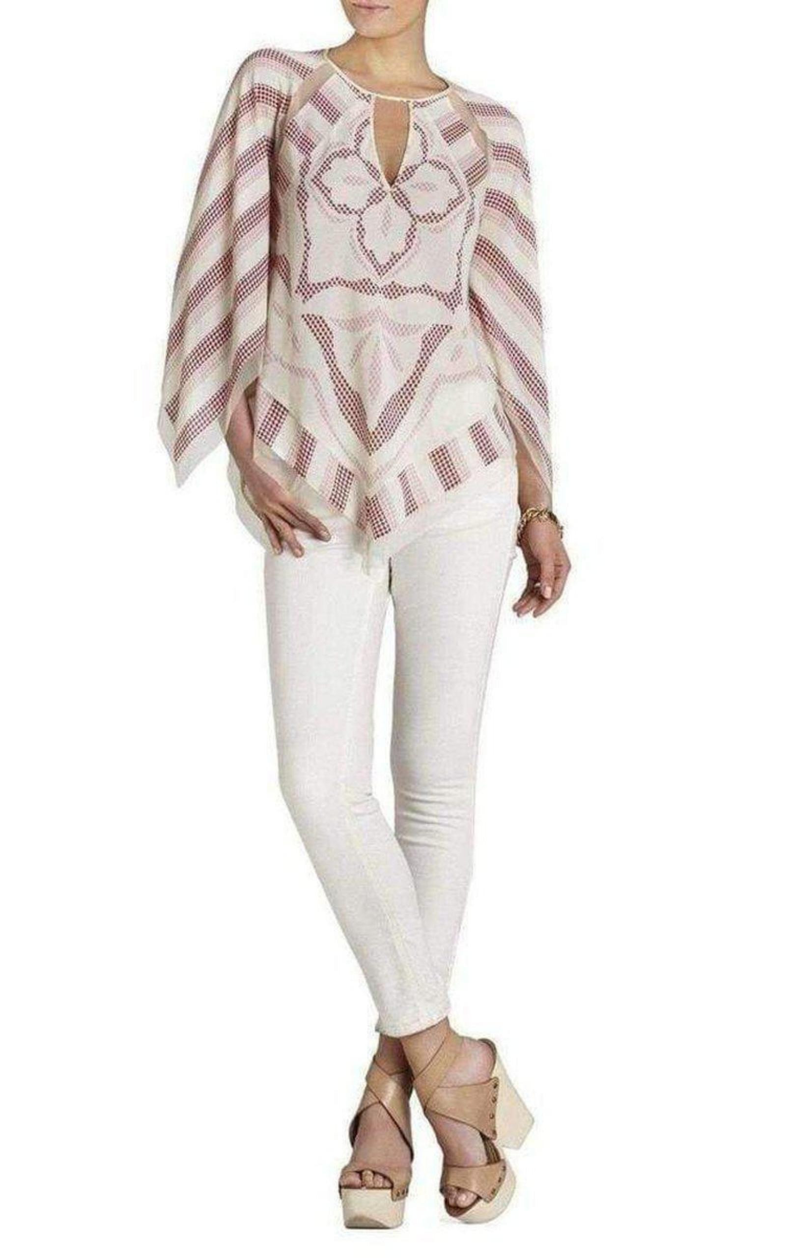BCBGMAXAZRIA - Elyza Print Block Top - 2