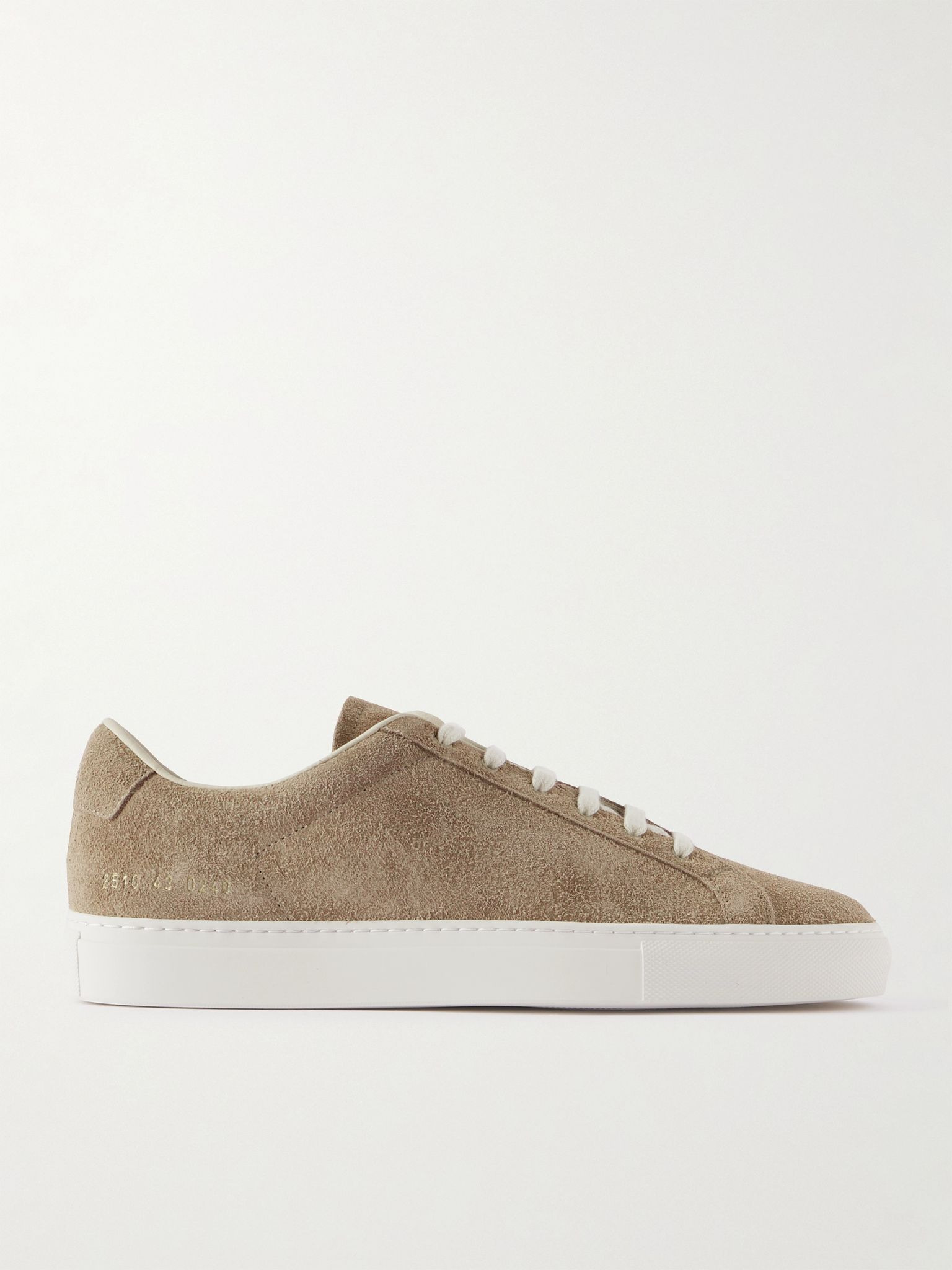 Achilles Sport Brushed-Suede Sneakers Light brown - 1