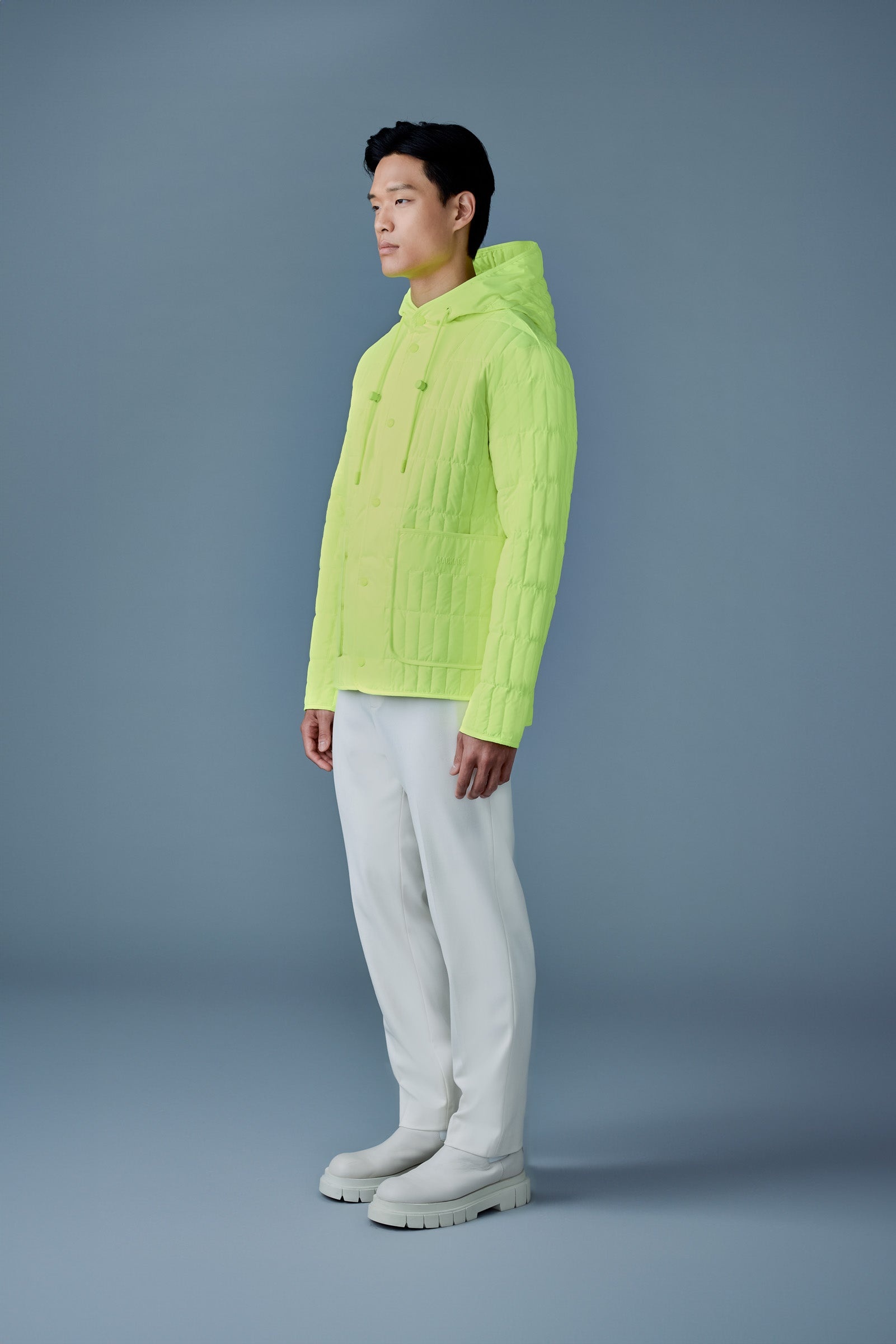 MILES Light Down Vertical Quilted Jacket - 3