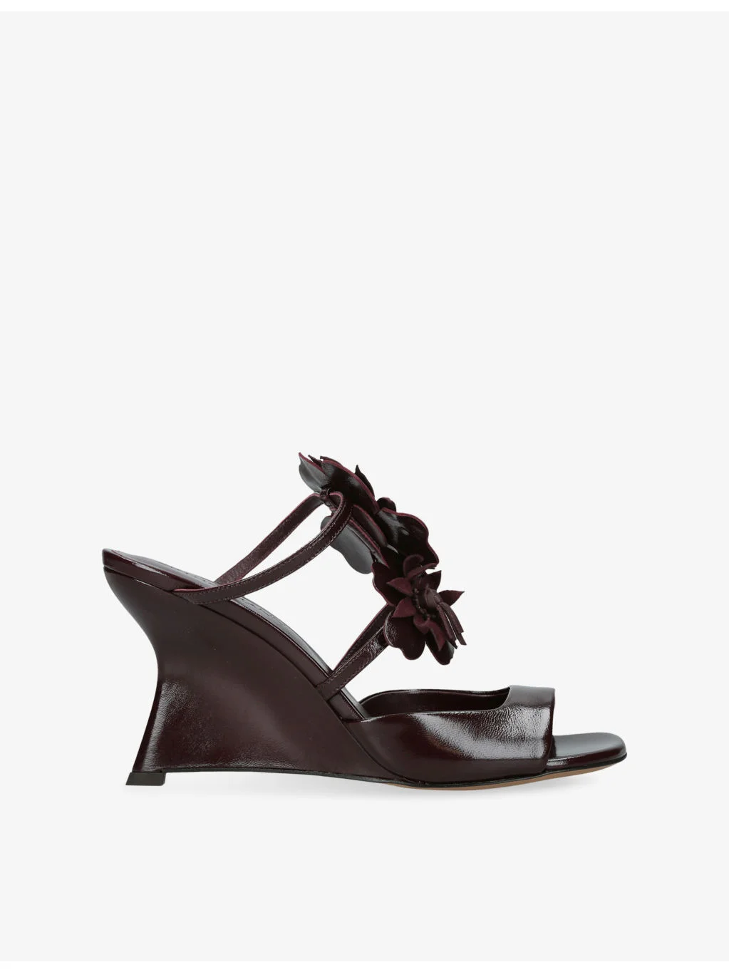 Belara 85 Leather Wedge Sandals - 1