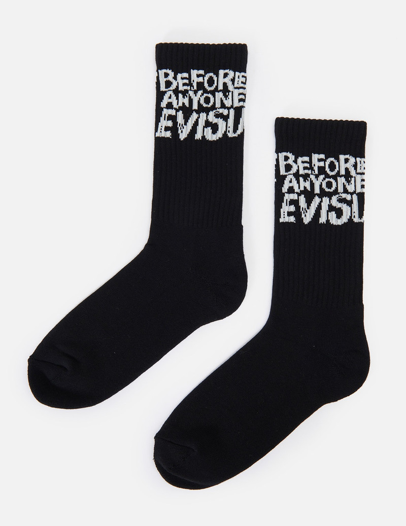 3-PACK GRAFFITI SLOGAN JACQUARD LONG SOCKS 6