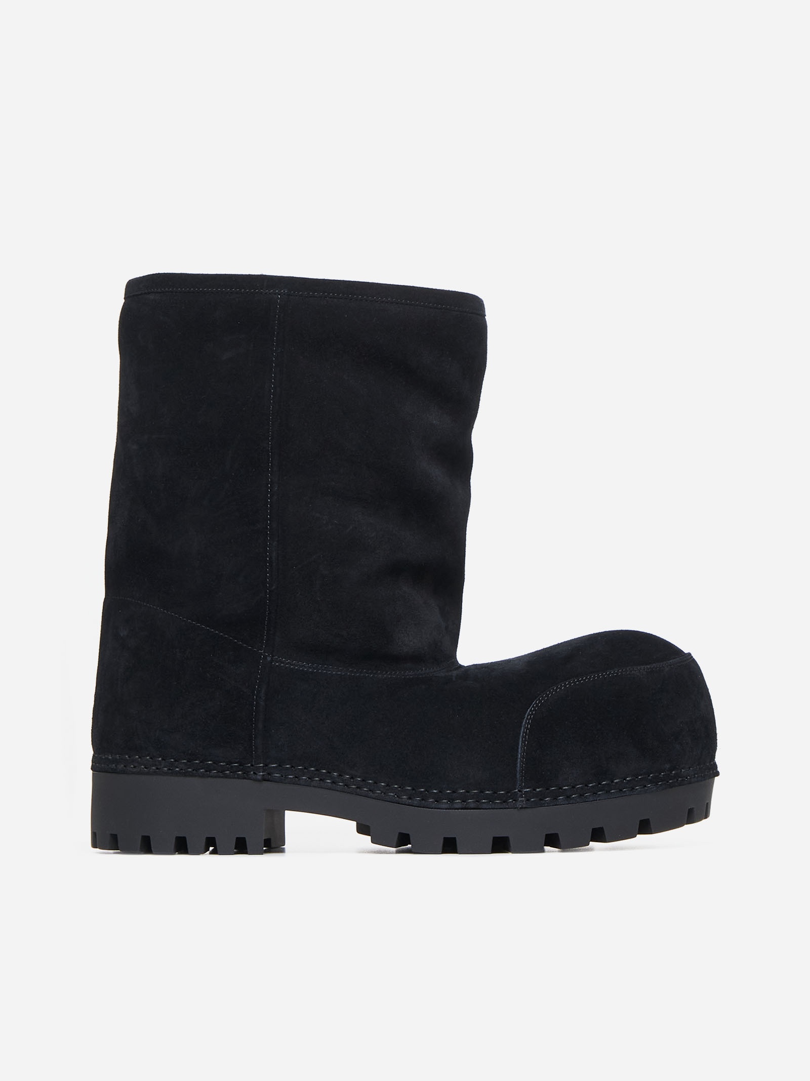 Alaska Fur suede ankle boots - 1