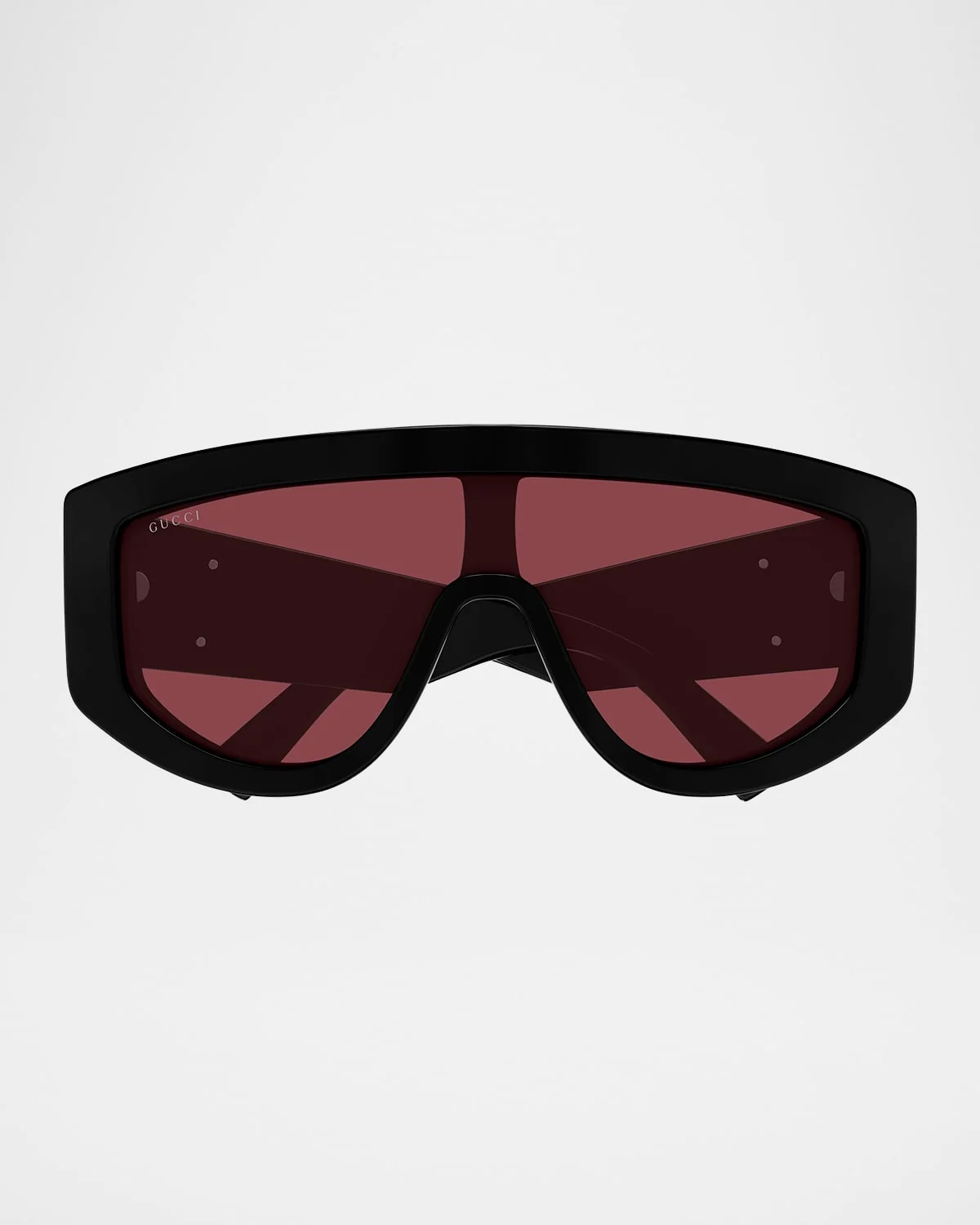 GG Extruded 99mm Acetate Shield Sunglasses - 1