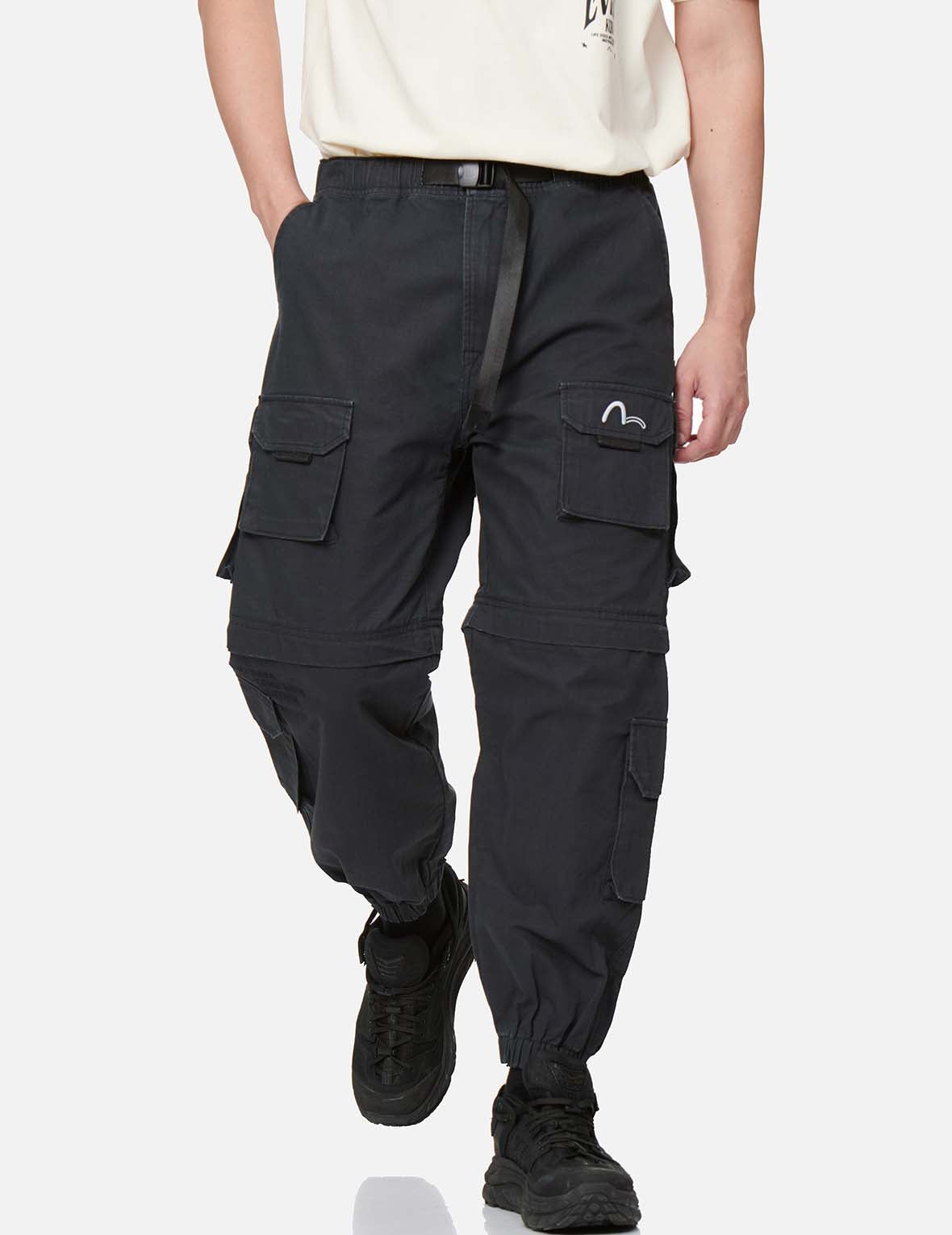 Pigment Washed Cargo Pants - 4