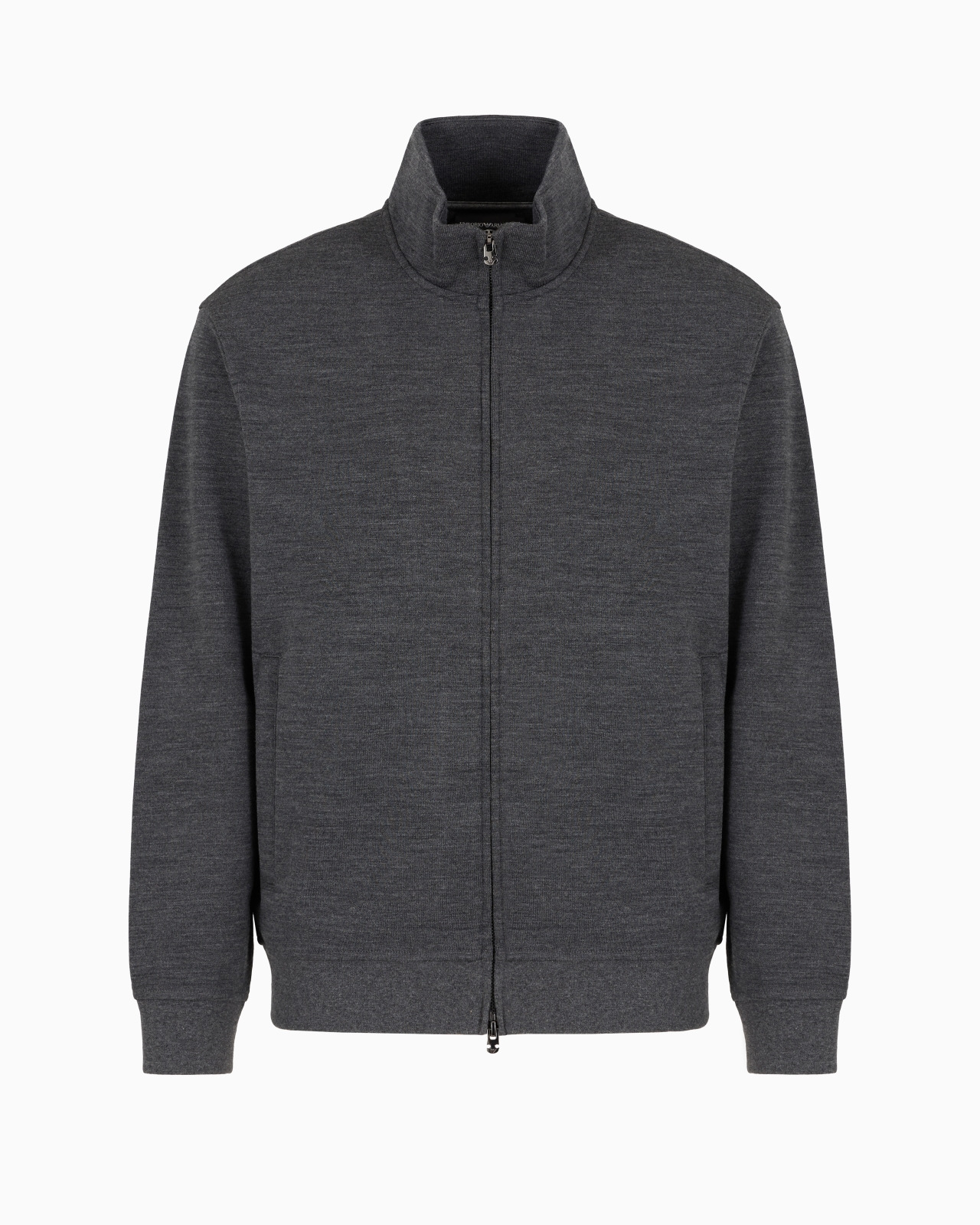 Travel Essentials virgin wool-blend jersey full-zip cardigan - 1
