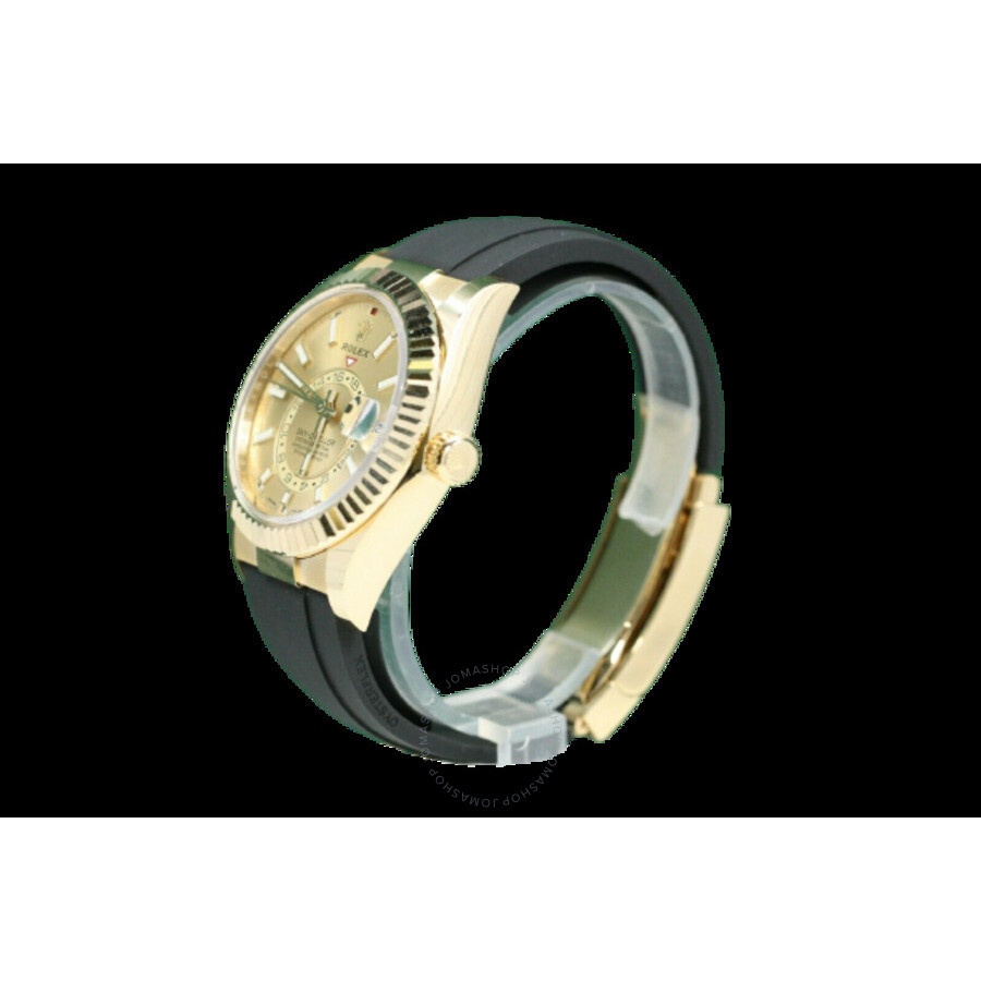 Rolex Sky-Dweller Automatic Chronometer 18 kt Yellow Gold Champagne Dial Men's Watch 326238CSR - 3