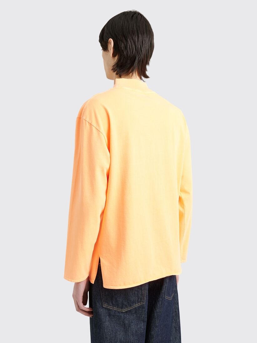 ERL MOCK NECK LONGSLEEVE T-SHIRT ORANGE - 3