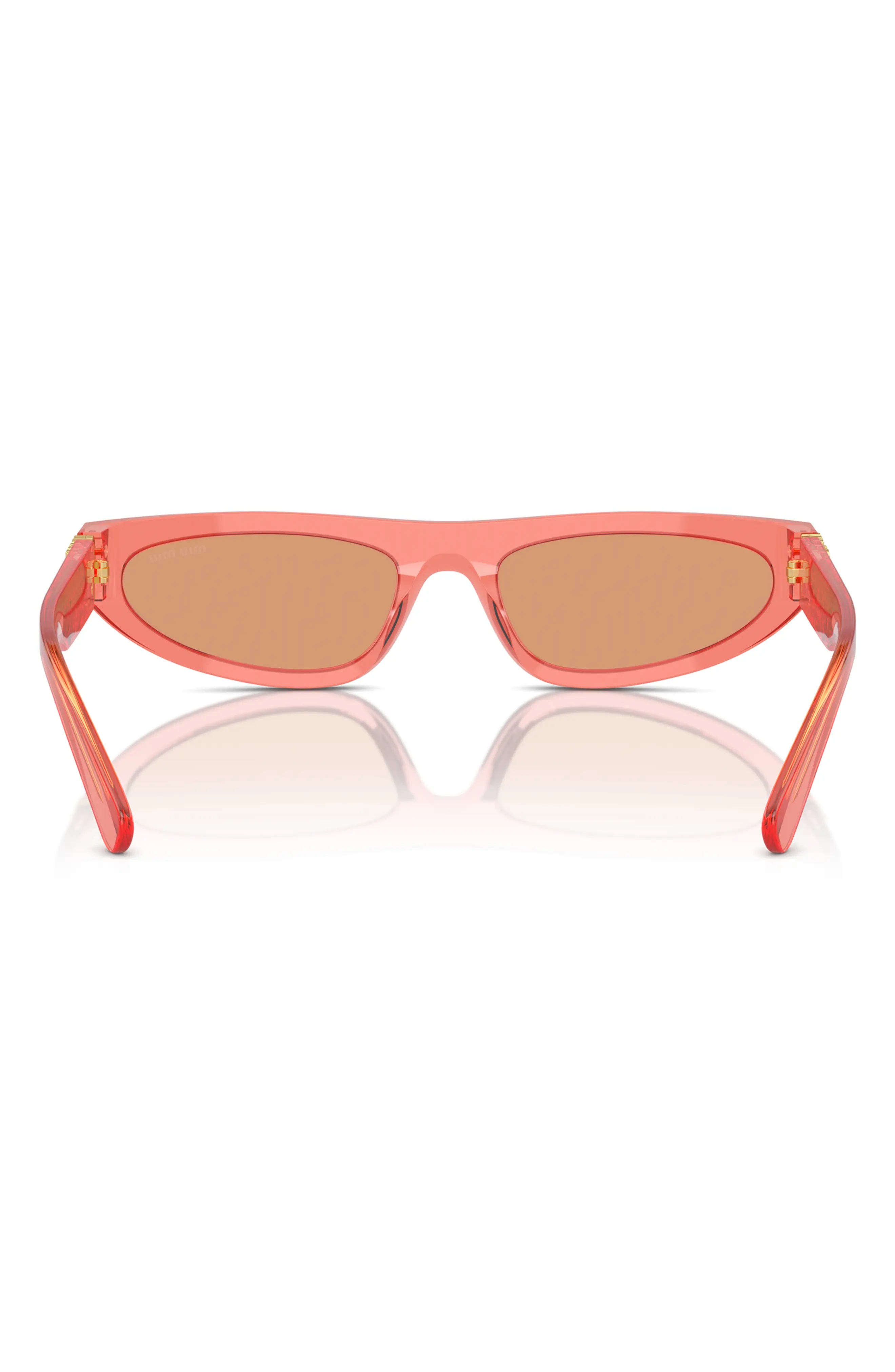 56mm Irregular Sunglasses - 4