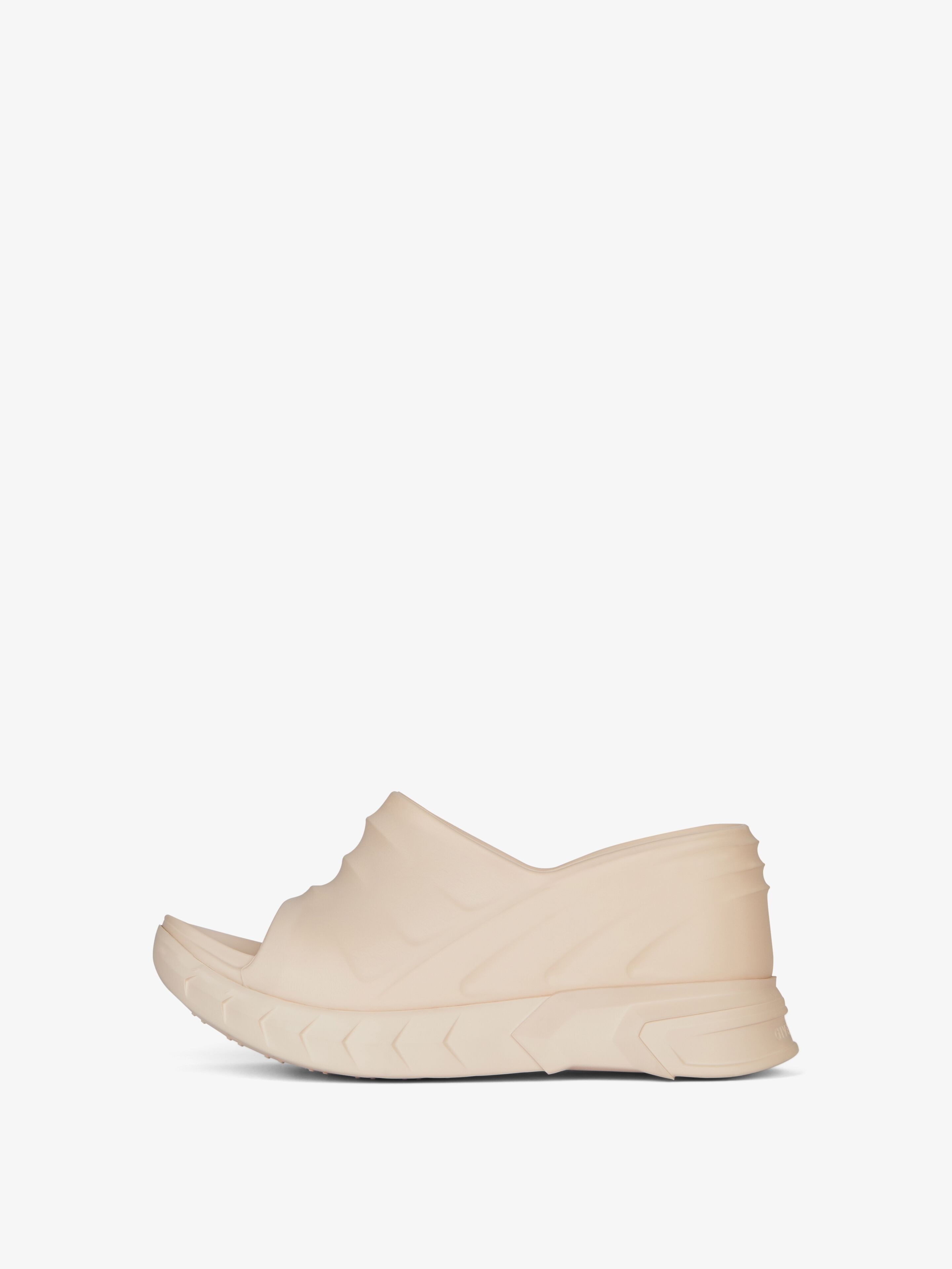 MARSHMALLOW WEDGE SANDALS IN RUBBER - 3