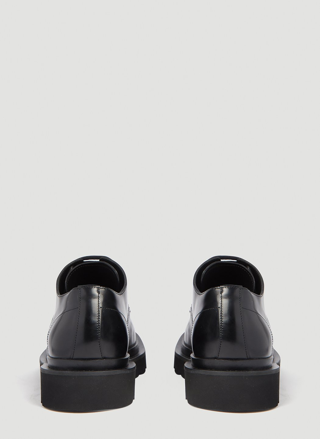 Dolce & Gabbana Men Brushed Leather Derby Shoes - 4