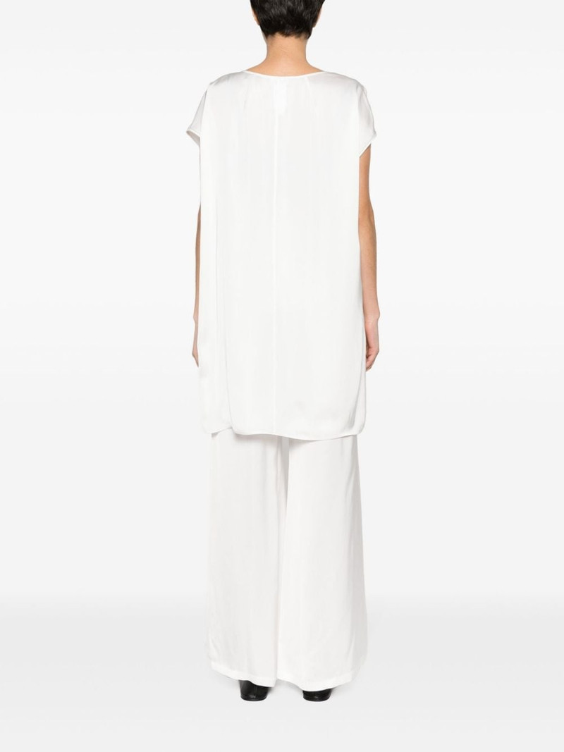 sleeveless satin tunic 4
