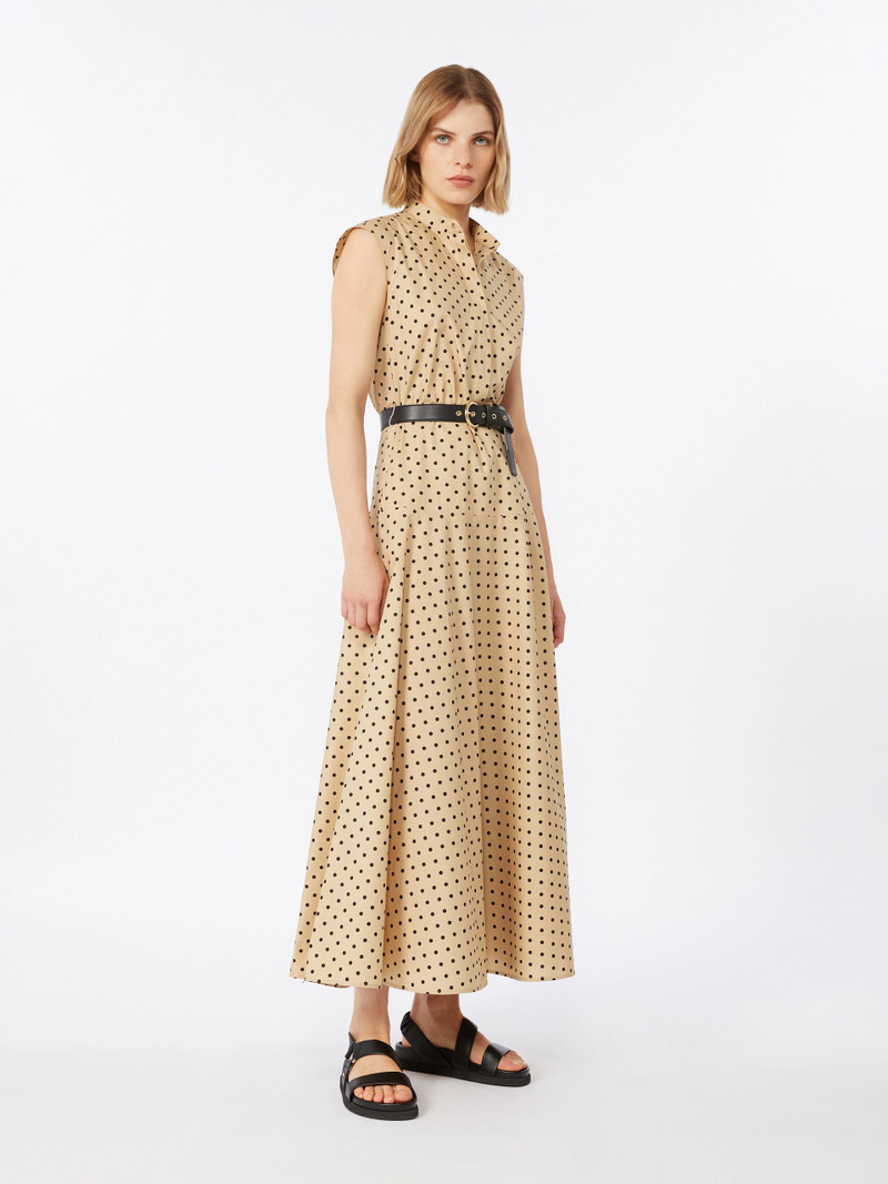 Max Mara WEST Printed poplin shirt dress - COLONIAL outlook