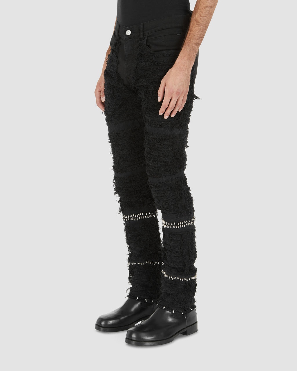 STUDDED BLACKMEANS 6 POCKET JEAN - 3