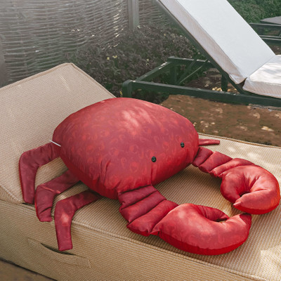 Vilebrequin Red Crab Cushion Crabes et Crevettes - VBQ x MX HOME outlook