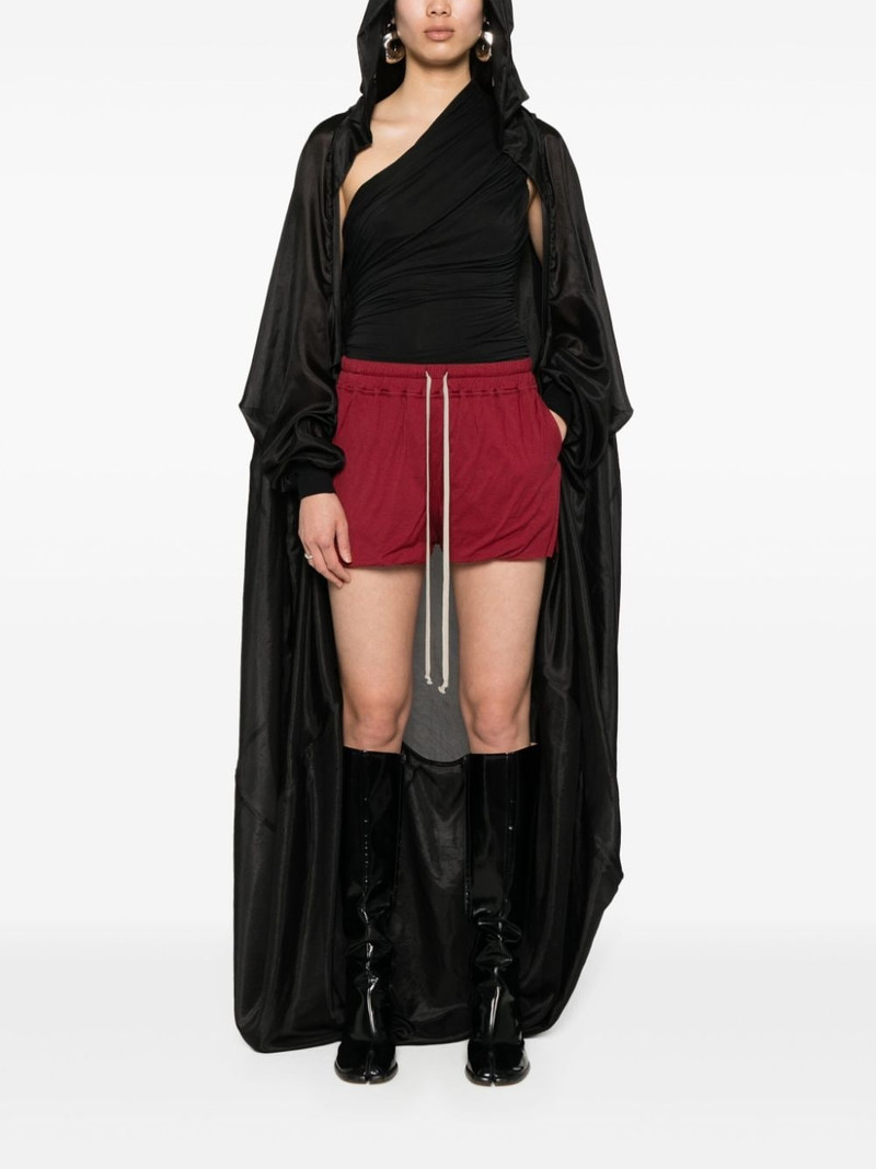 Rick Owens side-slits jersey shorts outlook