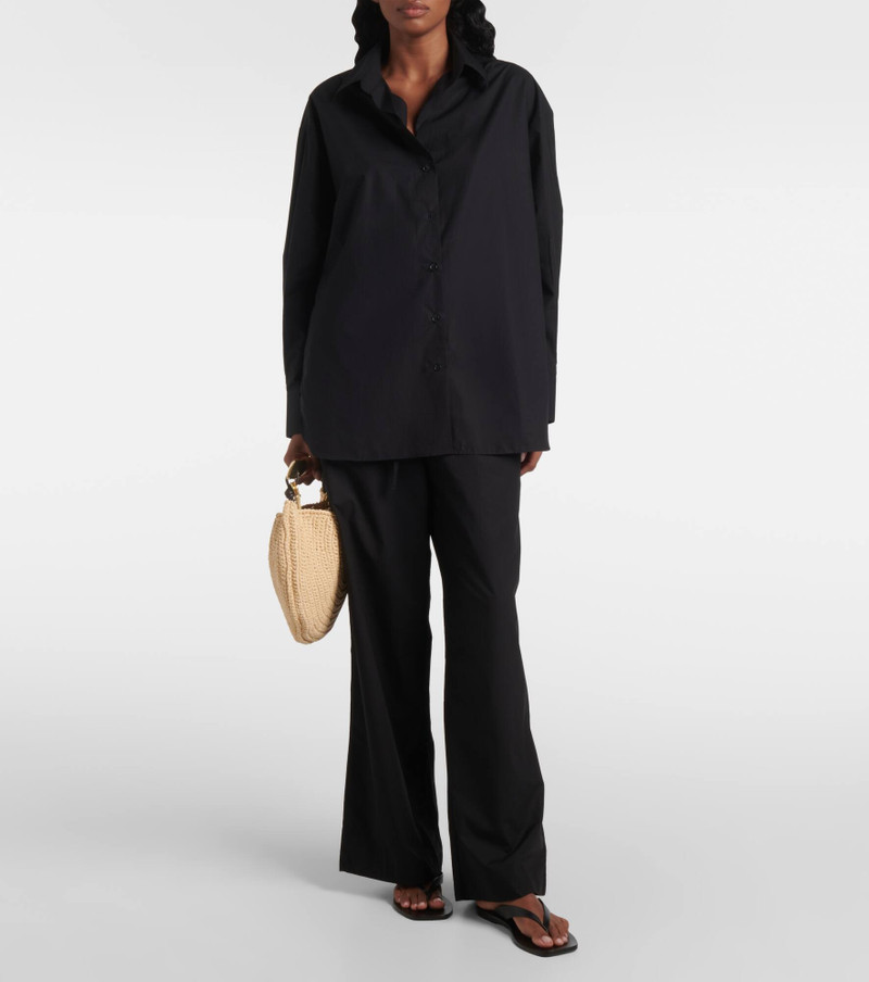 FAITHFULL Rainey cotton wide-leg pants outlook