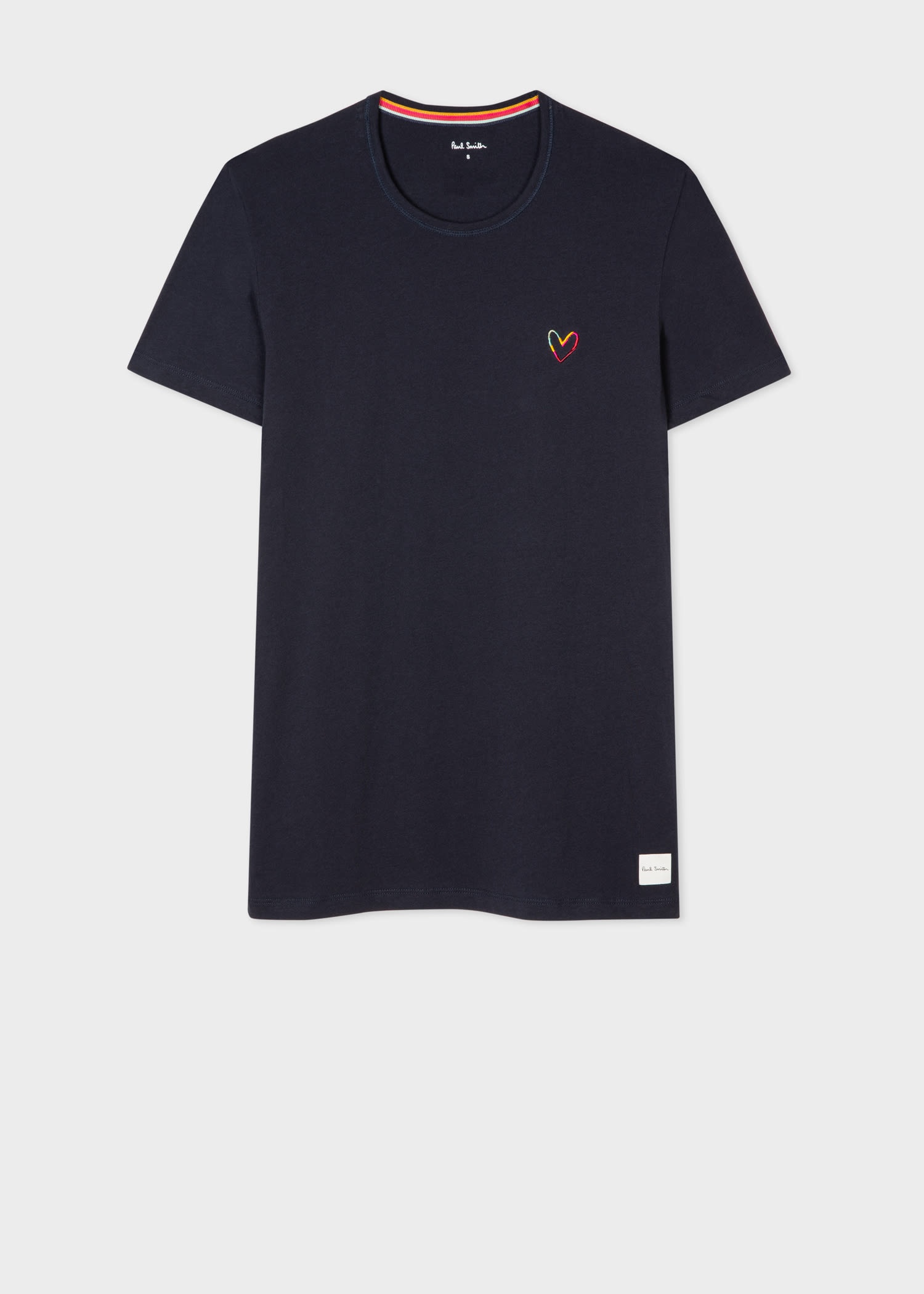 Lounge Embroidered 'Swirl' Heart T-Shirt - 1