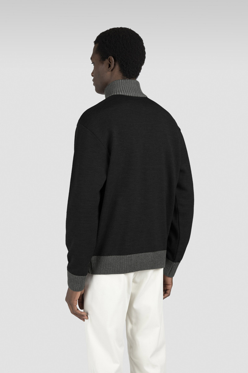 Paul & Shark SOFT COOL TOUCH WOOL HALF ZIP SWEATER outlook