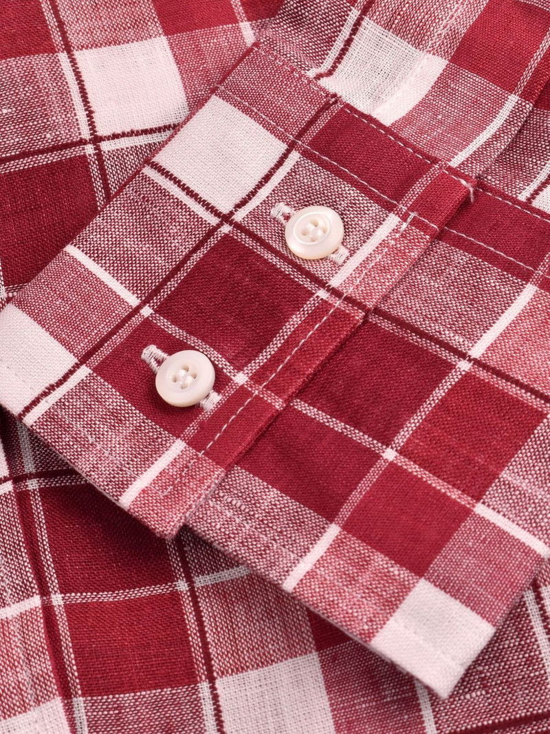 Brunello Cucinelli checked cotton shirt outlook