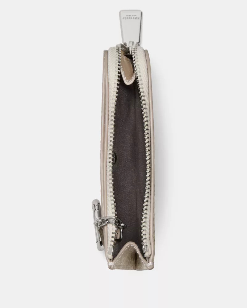 Snake Embossed Mini Zip Card Case 3