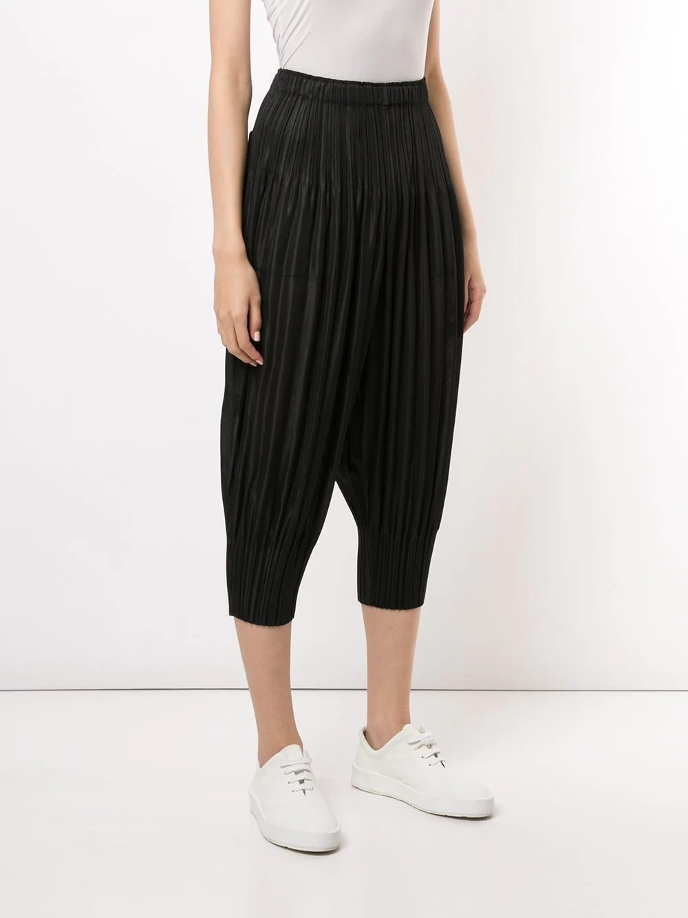 pleated waist trousers - 3