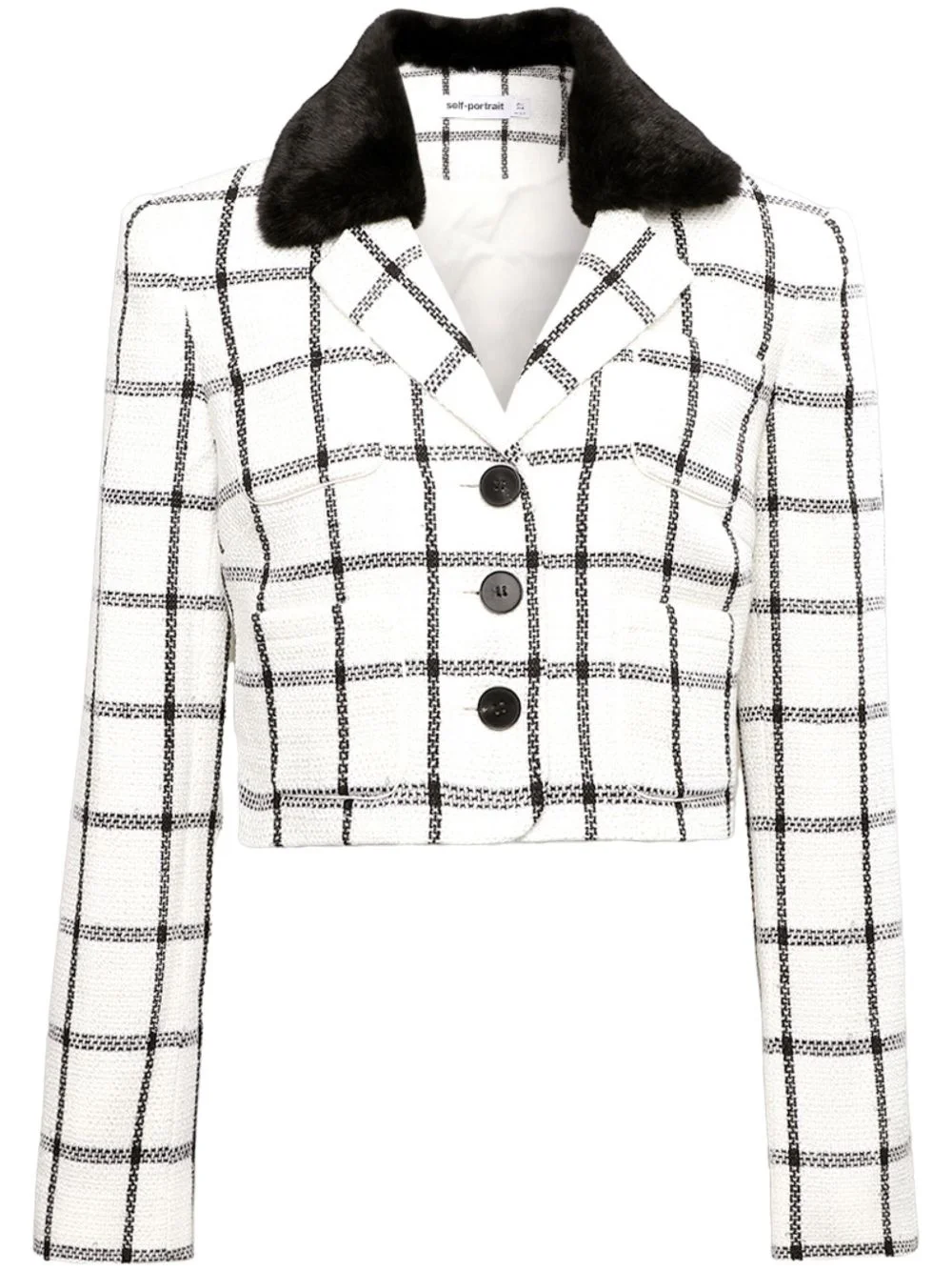 checked jacket - 1