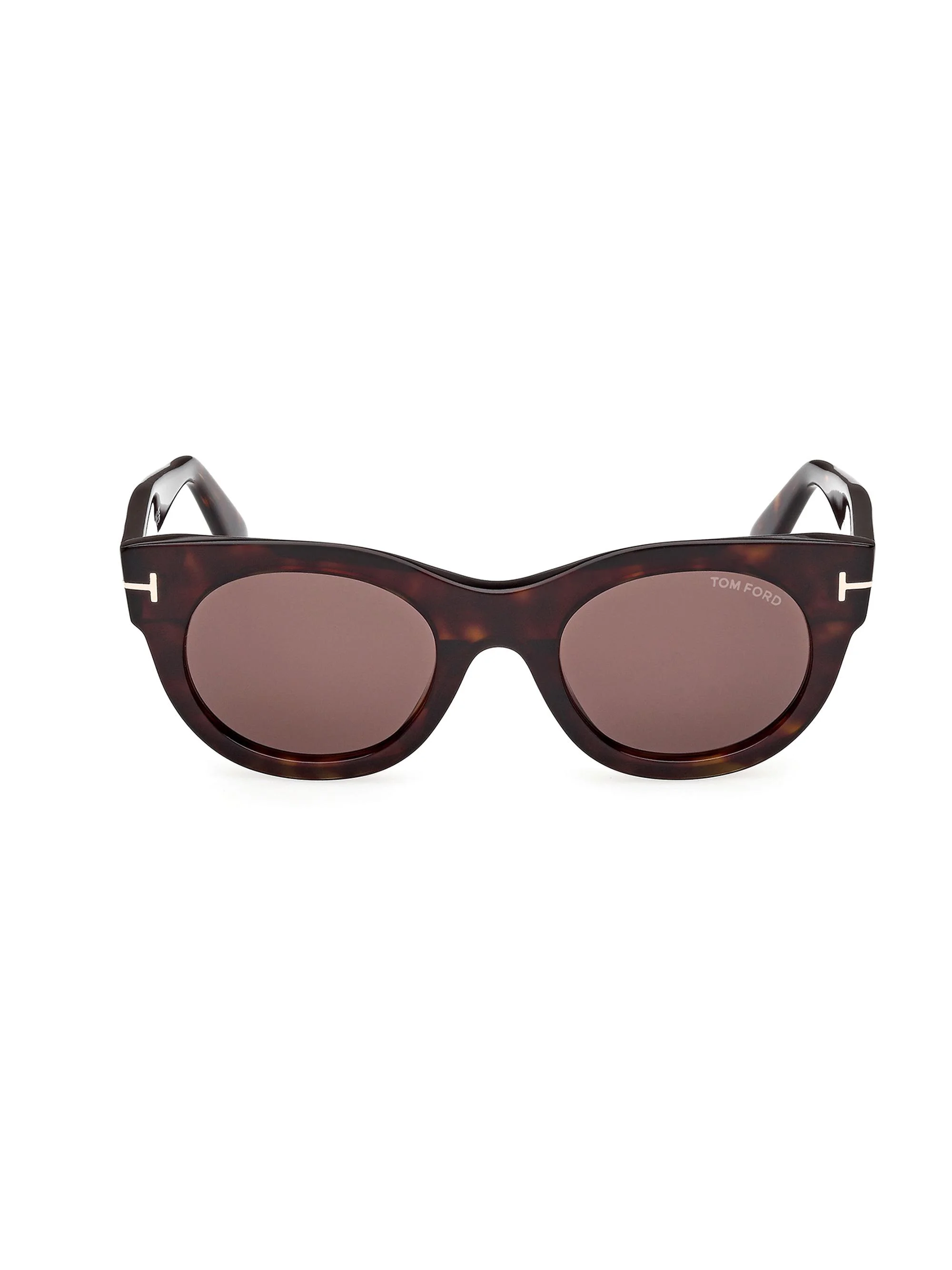 Women's Marine 50MM Round Sunglasses - Brown - 1