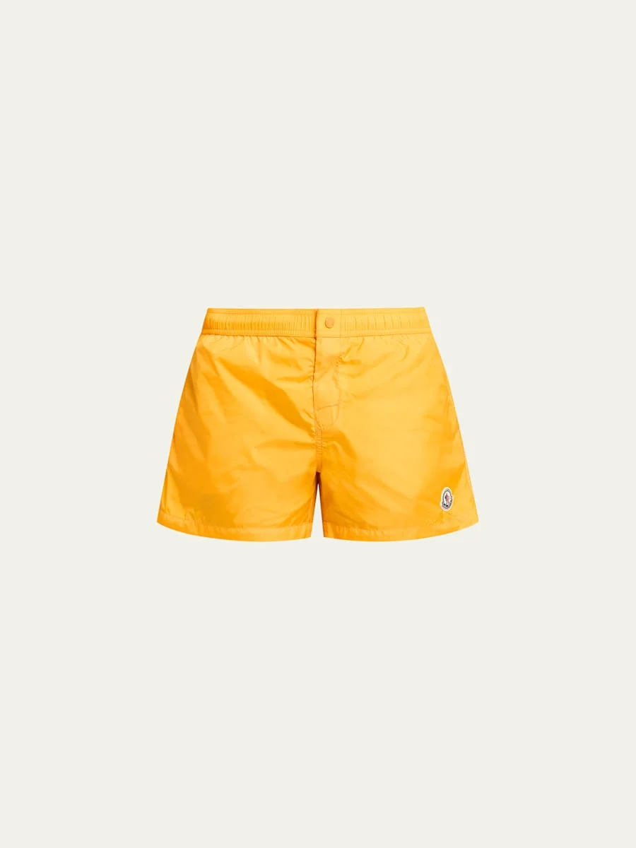 Men's Nylon Logo Swim Trunks - 1