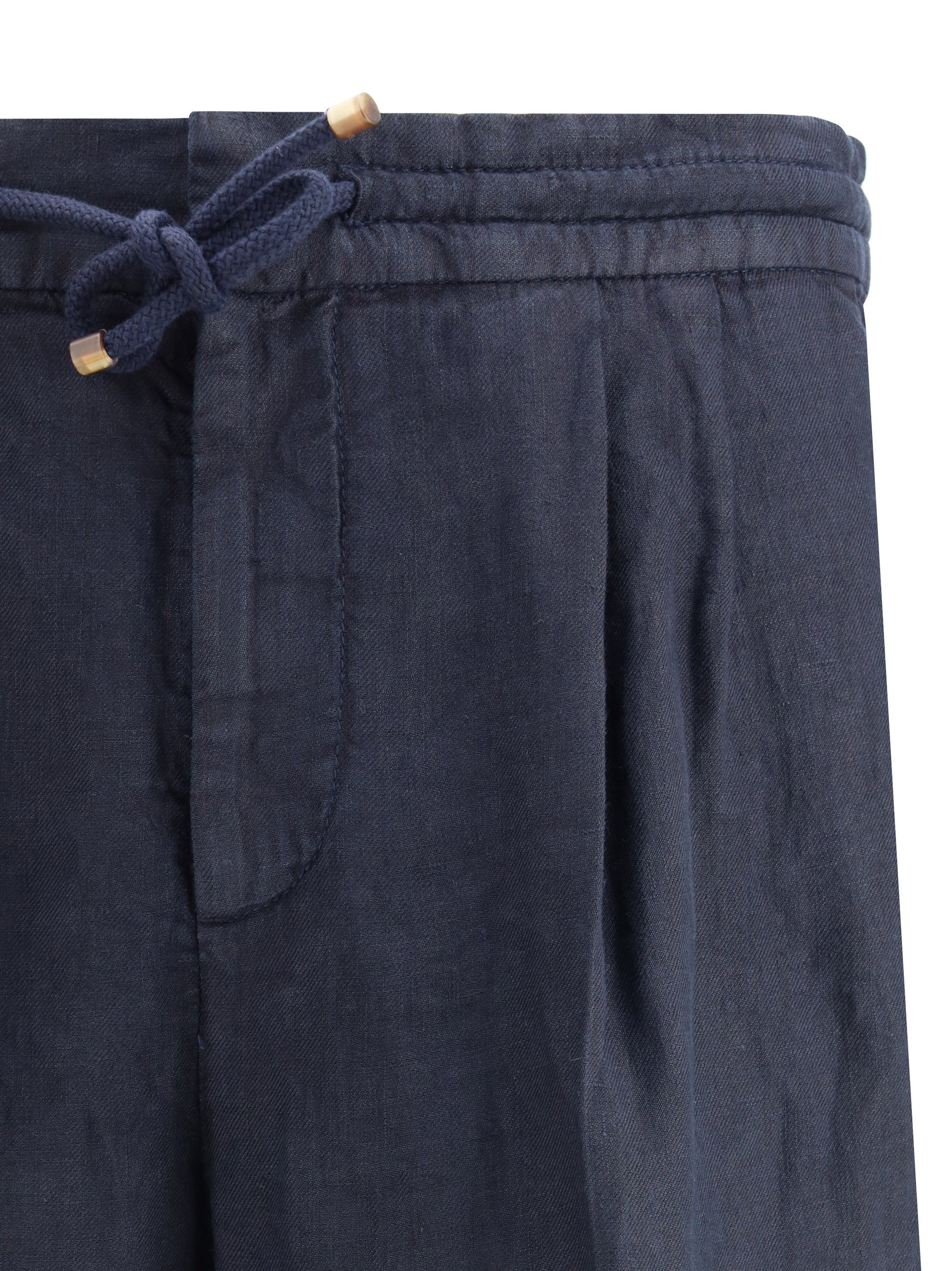Brunello Cucinelli Men Linen Pants - 3