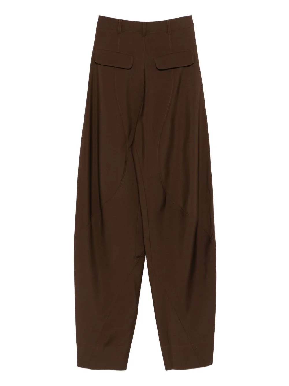 panelled pocket trousers - 1