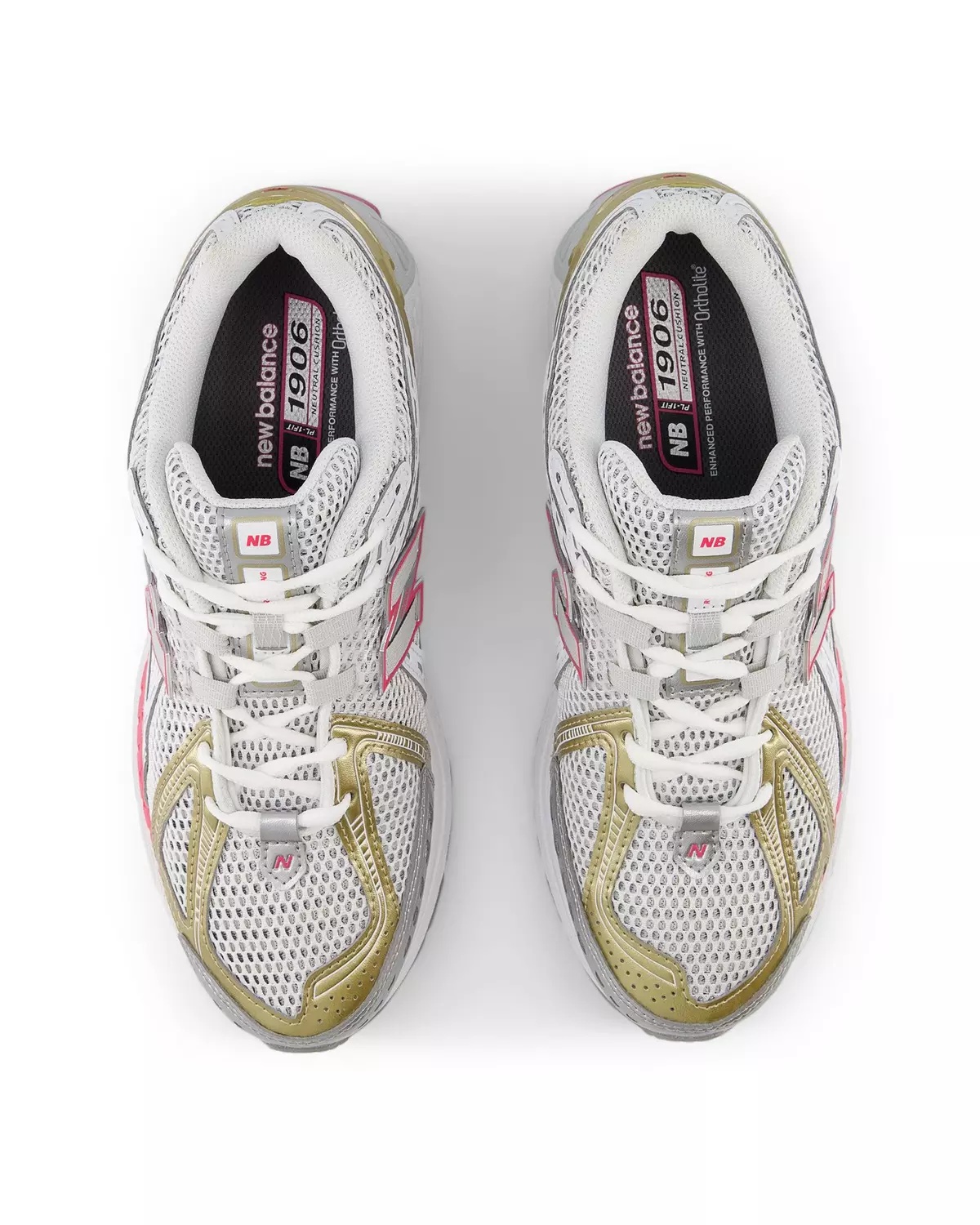 1906 "White/Pink/Silver" Unisex Shoe - 8